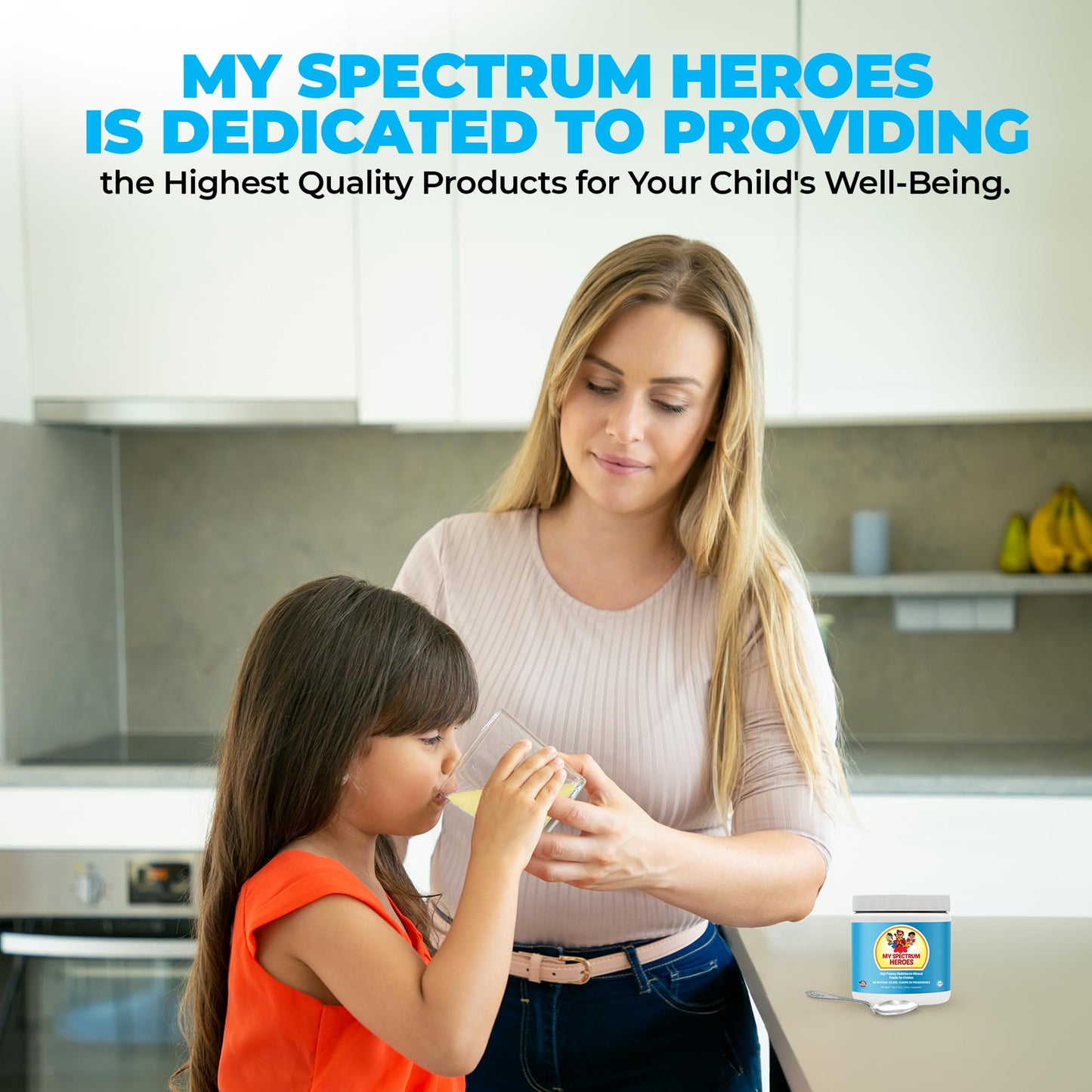 My Spectrum Heroes Kids Multivitamin Powder Strawberry 1.72 Ounce