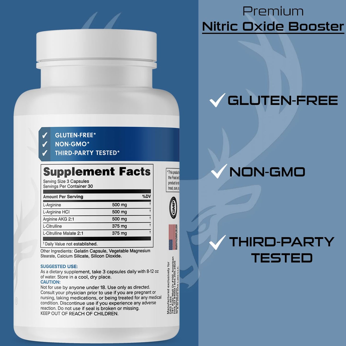 Bucked Up Nitric Oxide Booster Capsule 90 Capsules