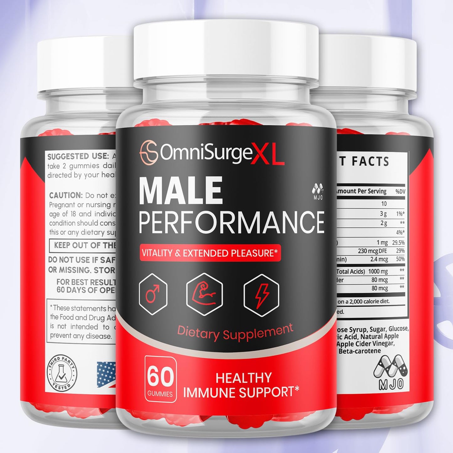 MJO OmniSurge XL Gummy 60 Gummies