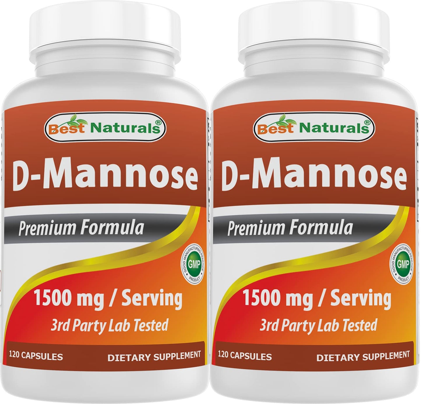 Best Naturals D-Mannose 1500 mg Capsule, 240 Count