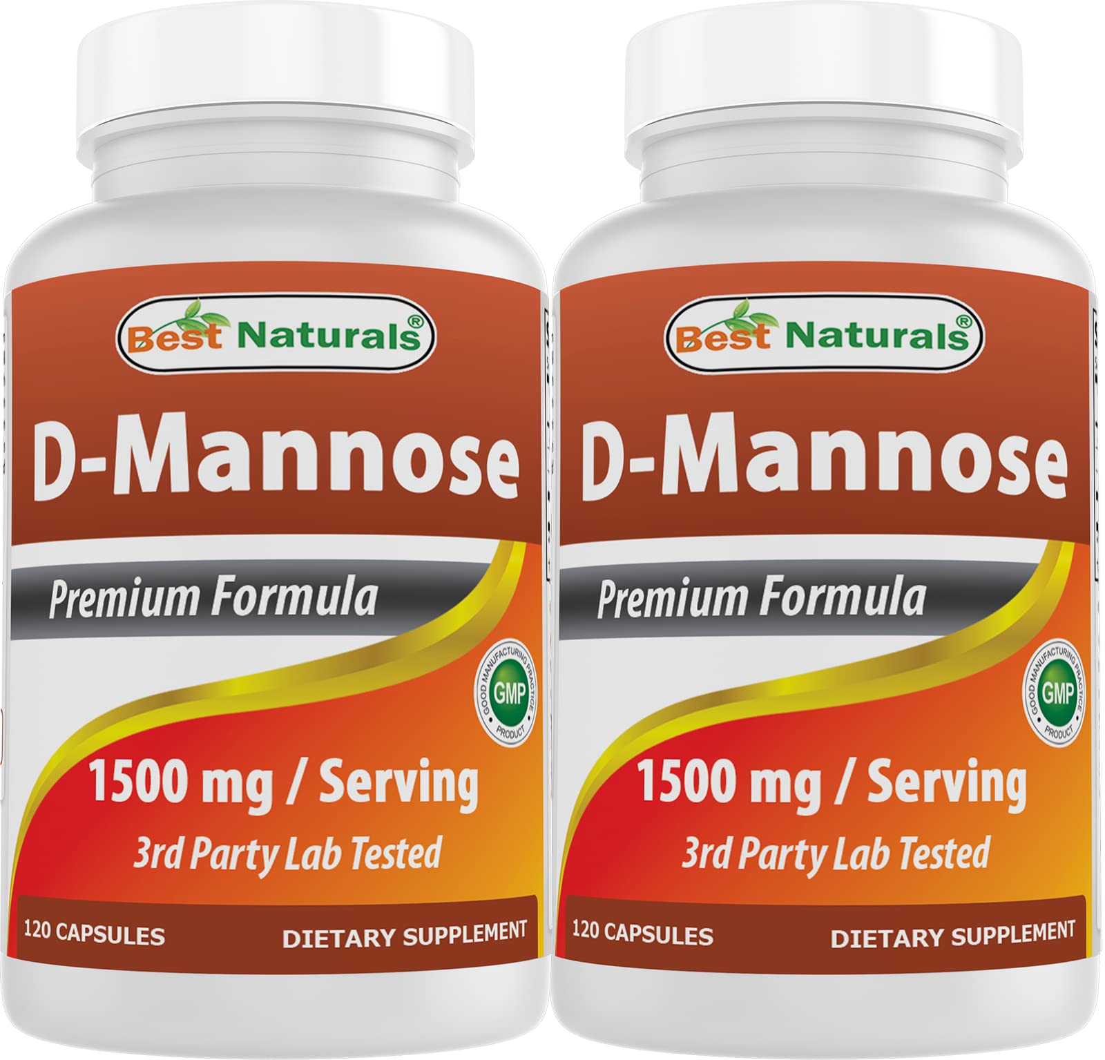 Best Naturals D-Mannose 1500 mg Capsule, 240 Count