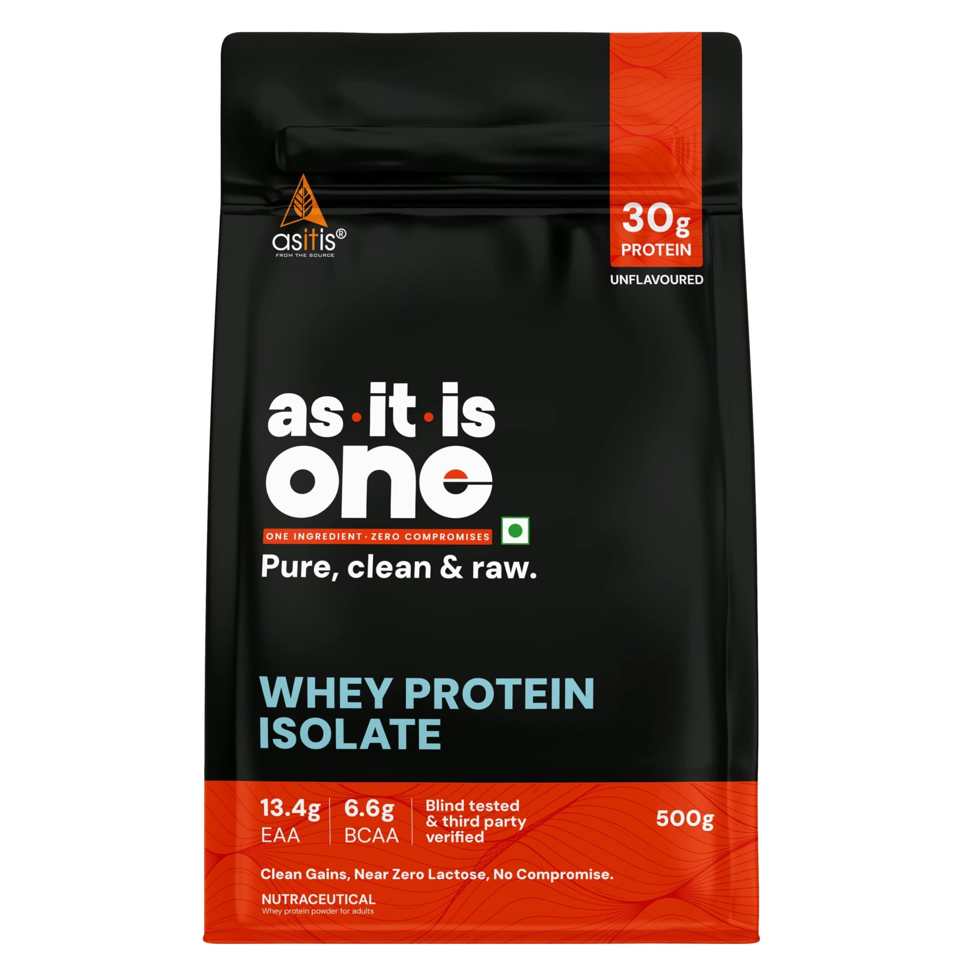 Asitis Nutrition Whey Protein Isolate 90% Powder 17.6 oz