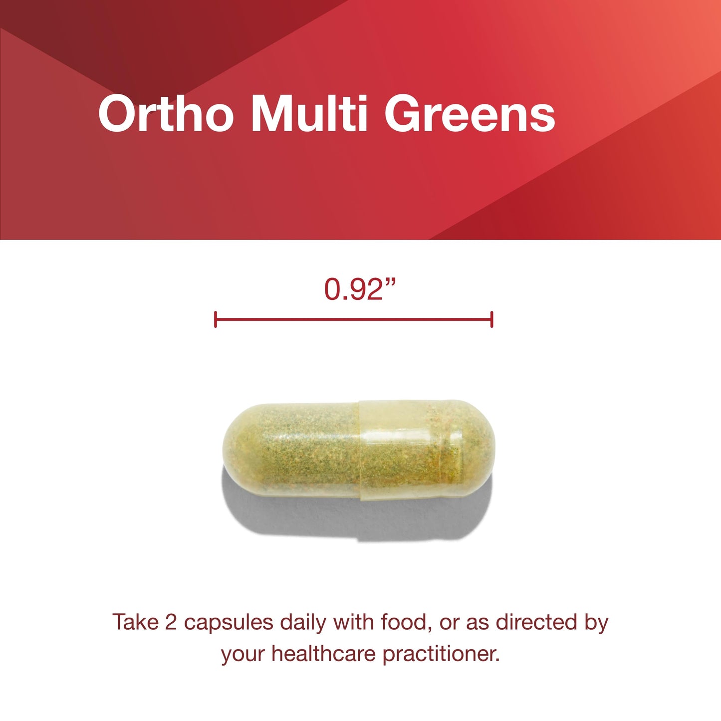 Protocol for Life Balance Ortho Multi Greens Multivitamin with Green Superfoods, with Vitamins C, B6, B12 & More, with Spirulina, Chlorella & Alfalfa, Iron Free, Non-GMO, 180 Veg Caps