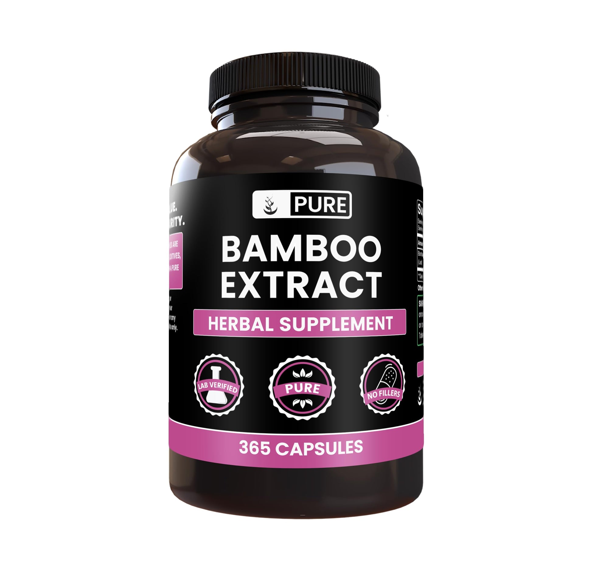 PURE ORIGINAL INGREDIENTS Bamboo Extract Capsules 365
