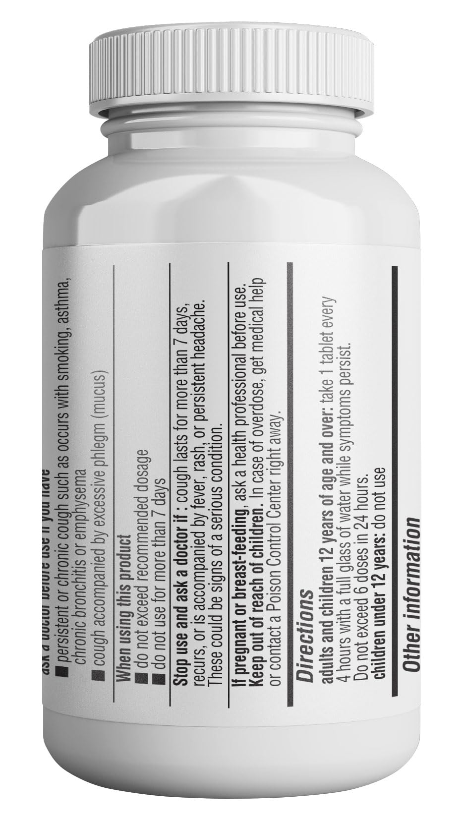 HEALTH LFE Mucus Relief Guaifenesin Caplets 400 mg, Immediate Release Fast Acting Expectorant, Thin and Loosens Mucus, Relieves Chest Congestion, Cough, Cold and Flu (Small, 60 Count)