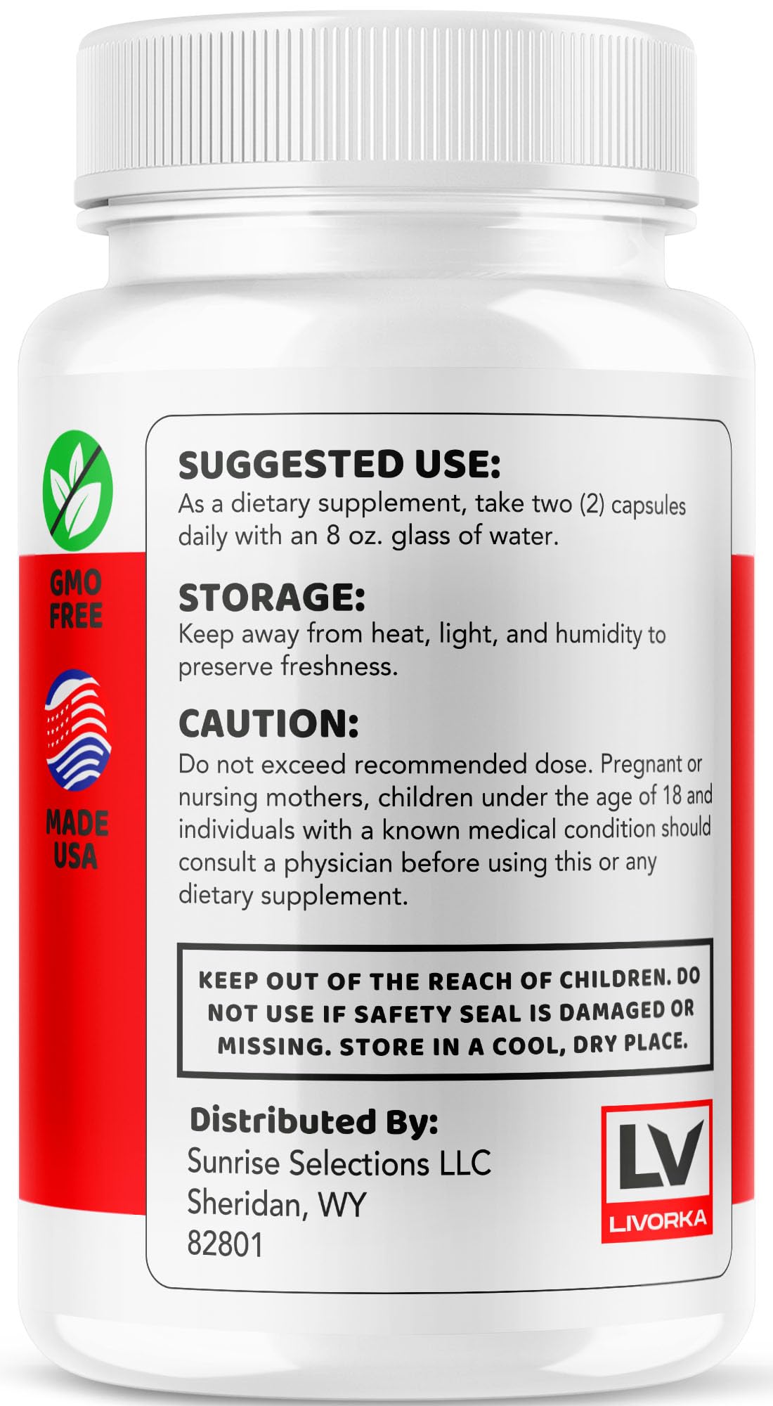 LIVORKA GlucoZone Blood Support Capsules, 60 Count