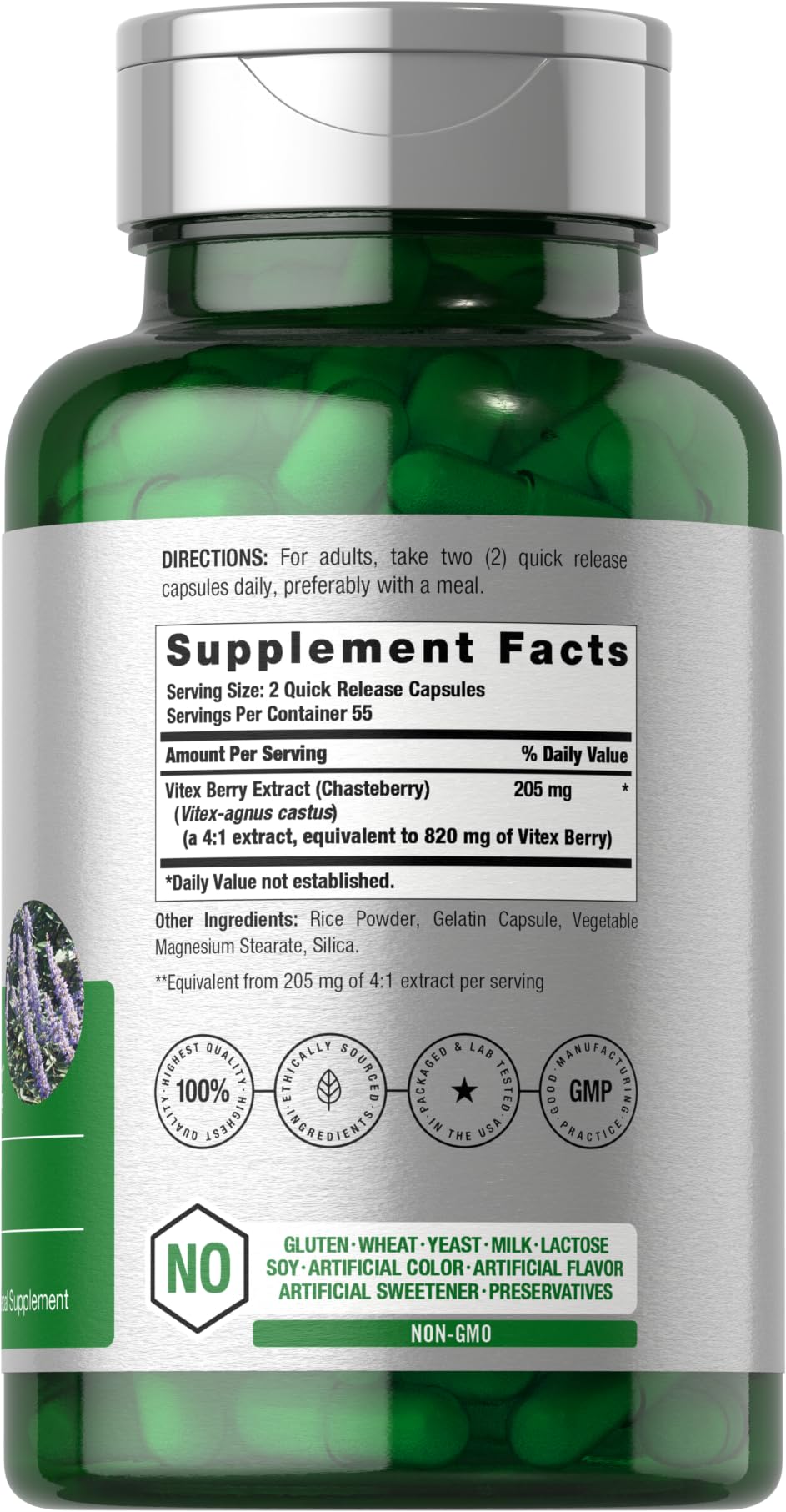 Horbäach Vitex Berry Capsule 110 Count
