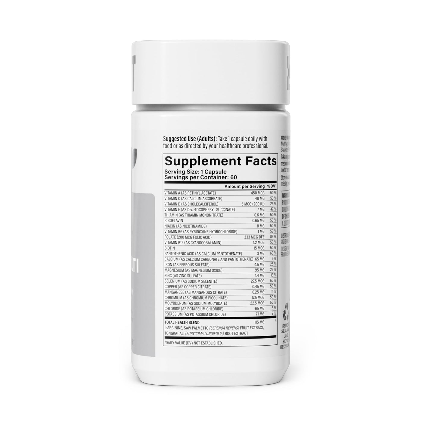 H' Habit Men's Multivitamin Capsule, 60 Count