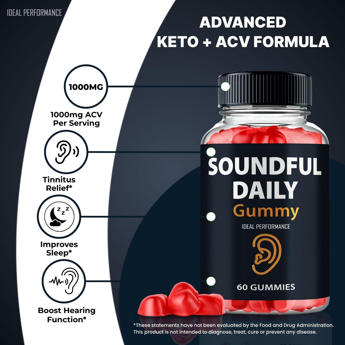 IDEAL PERFORMANCE Soundful Daily Gummy, 60 Gummies