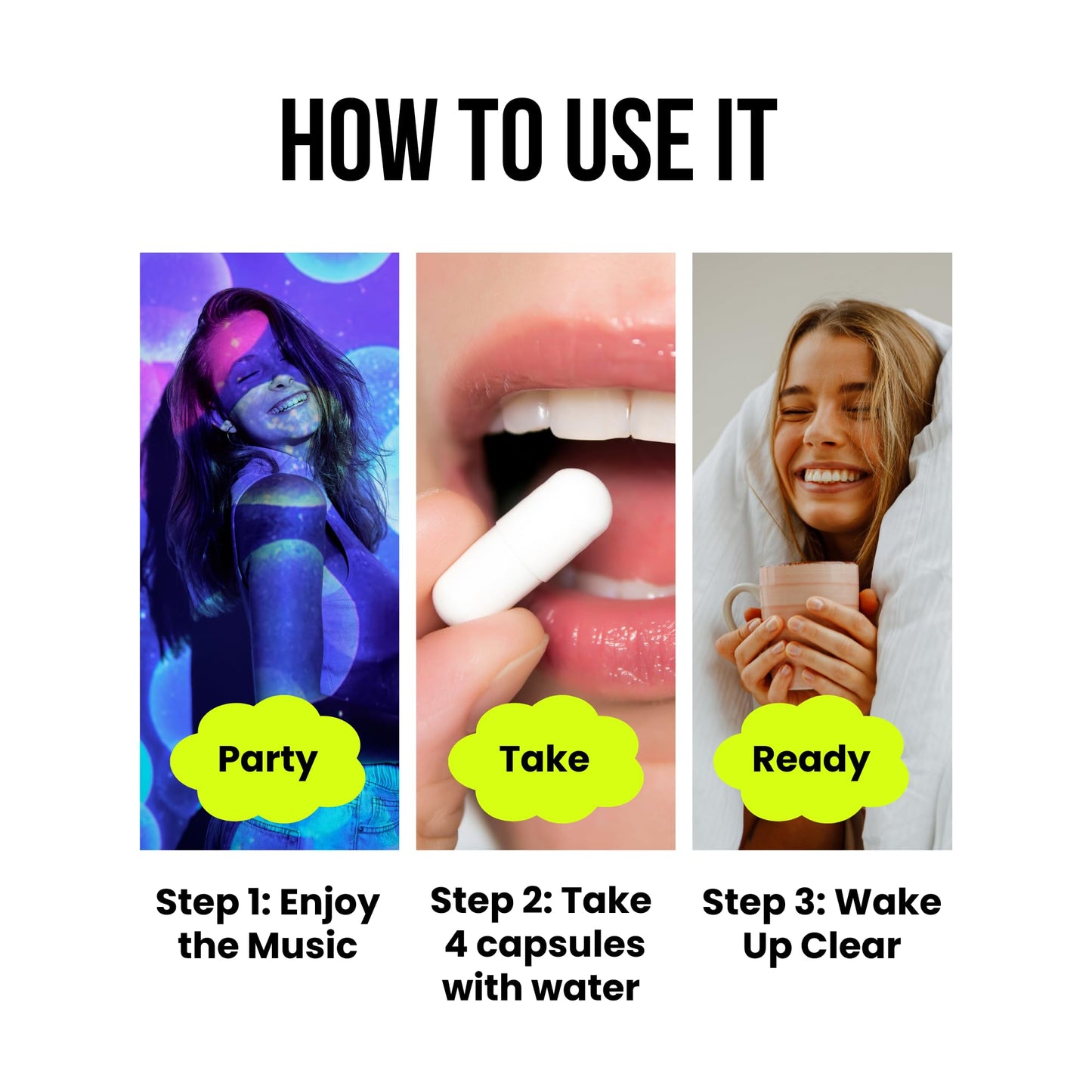 Ravemedy Music Festival Supplement Capsules 60