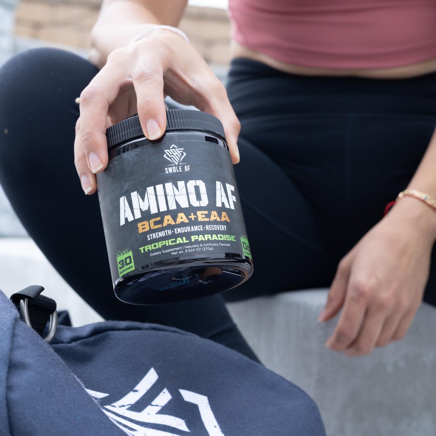 Swole AF Amino AF BCAA + EAA Powder 9.5 oz
