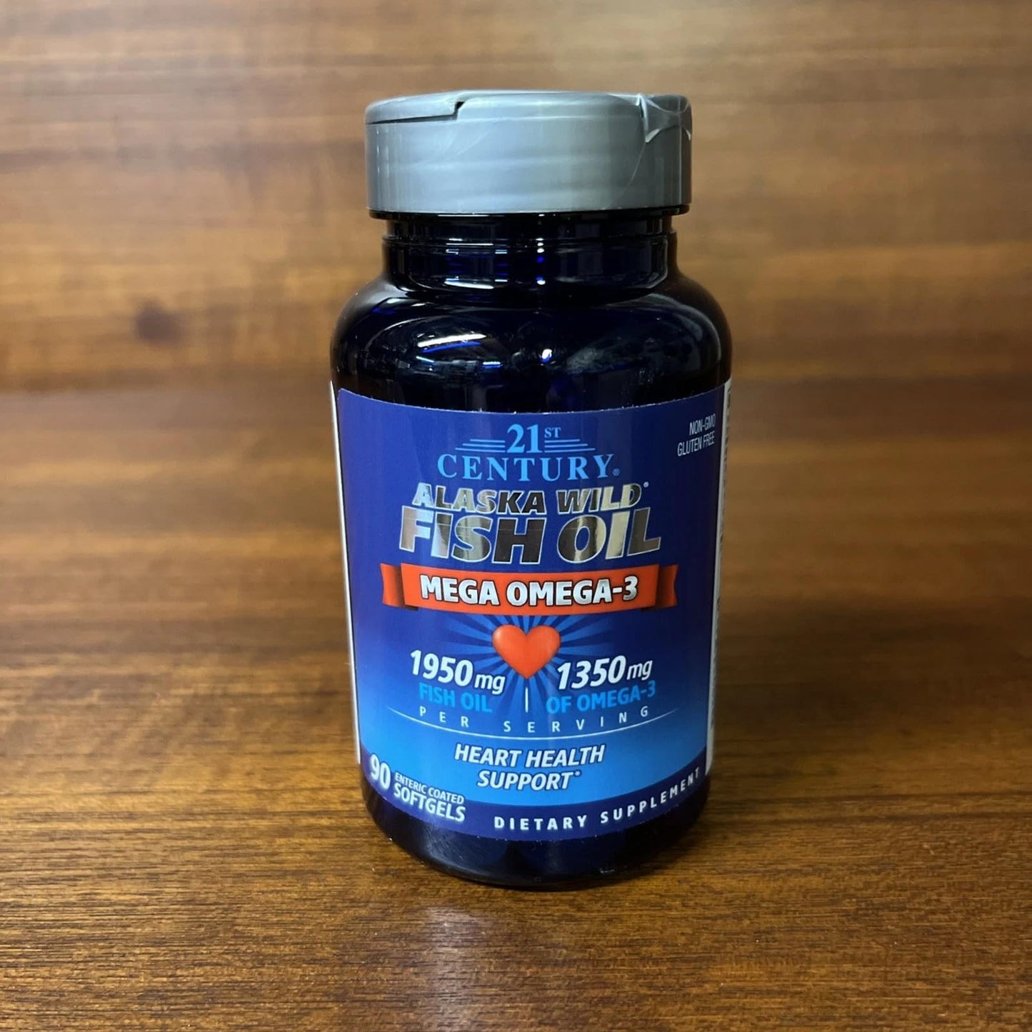 Alaska Wild Fish Oil Softgels, 180-Count