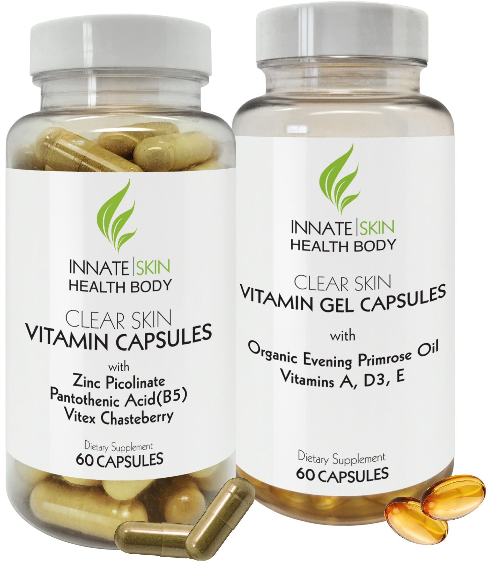 Innate Skin Clear Skin Acne Vitamin System Capsules 120 Count