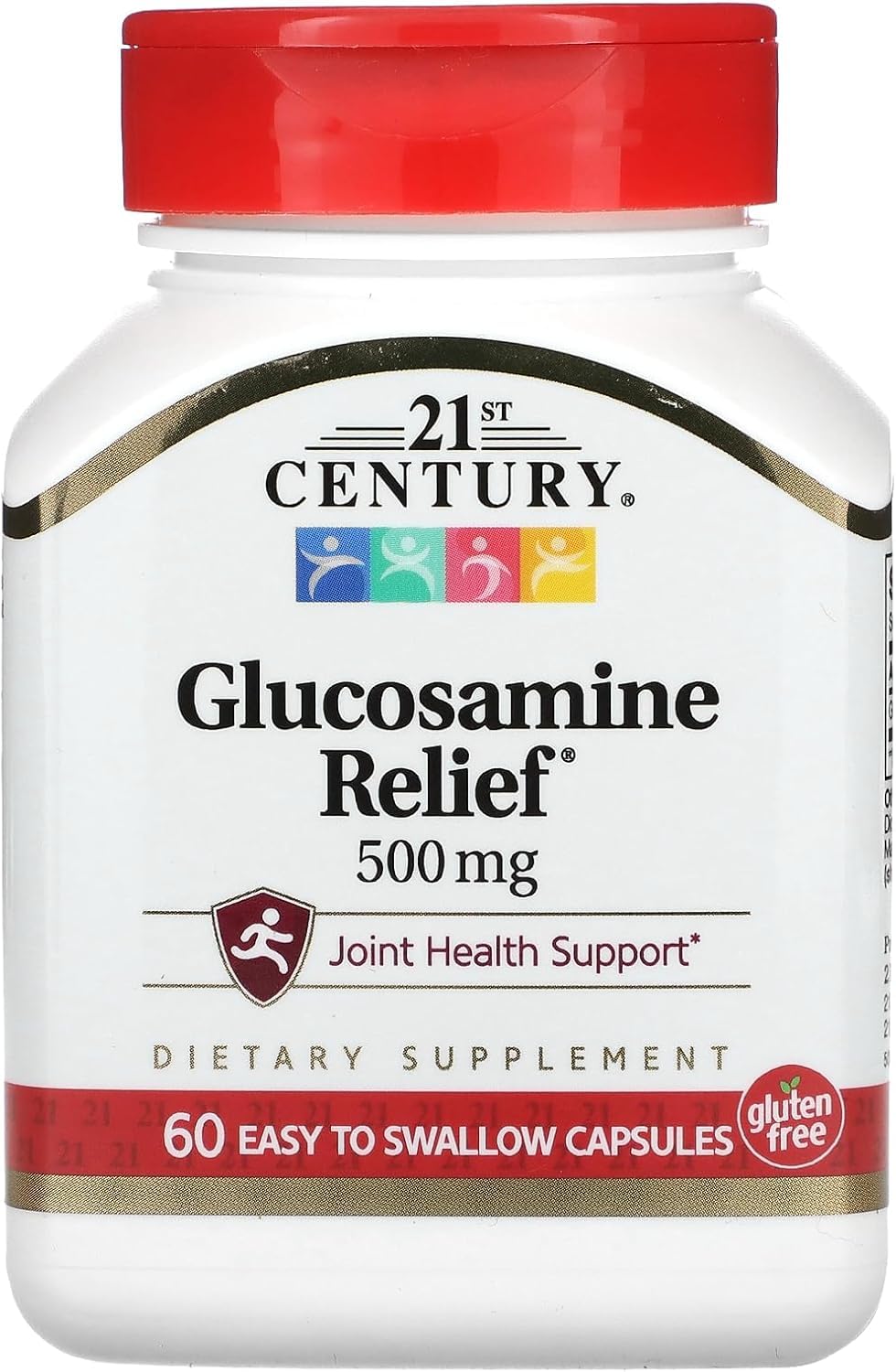 21st Century Glucosamine Relief 500 mg Capsule, 180 Capsules