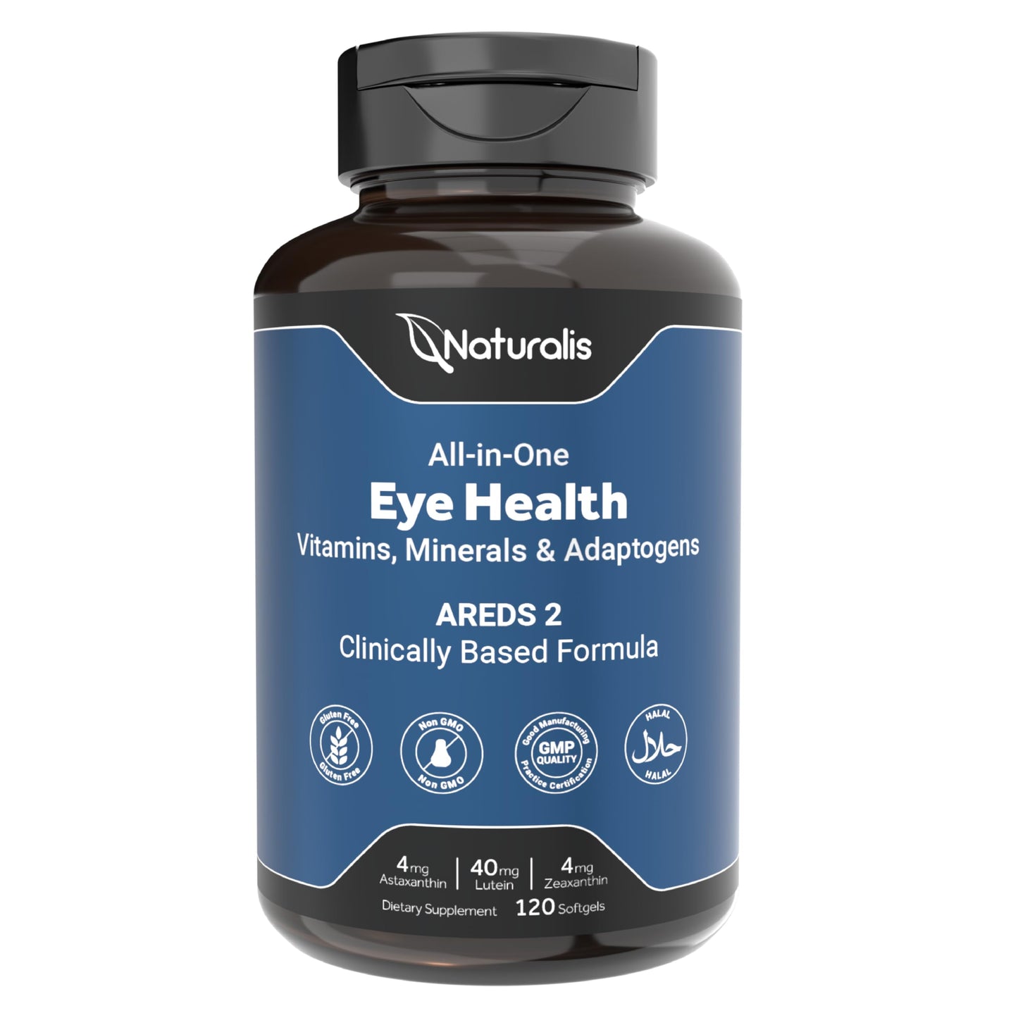 Naturalis Areds2 Clinically Based Eye Supplement Softgels 120 Count