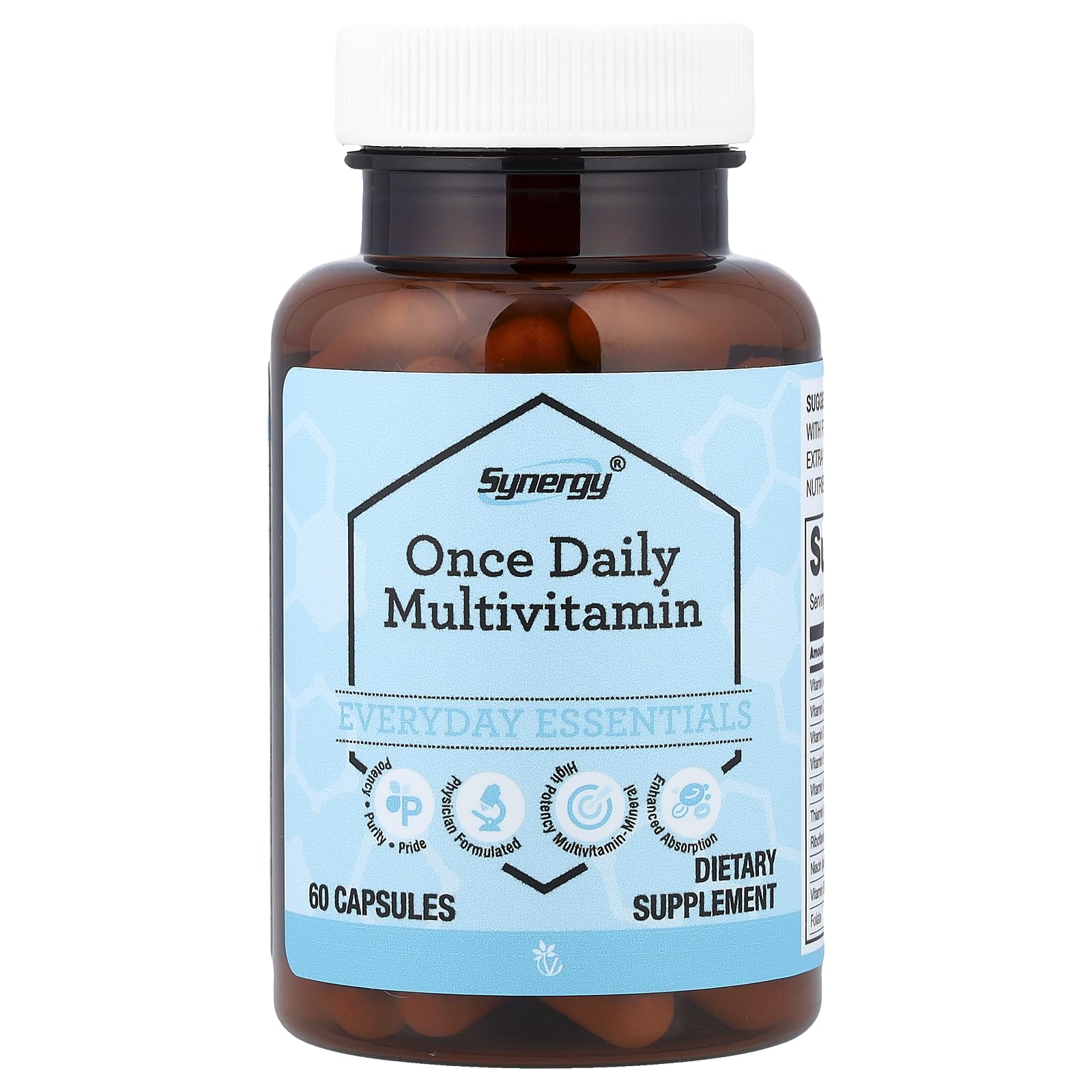 NSI Vitacost Synergy Once Daily Multi-Vitamin Capsules 60
