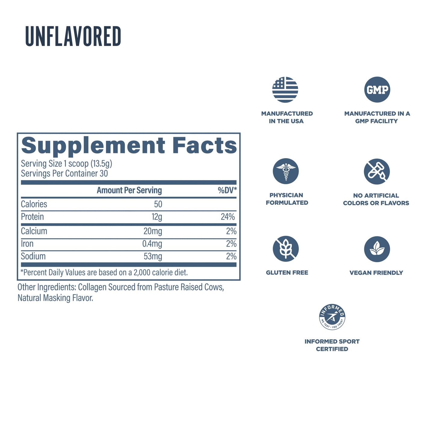 Revive CollaPURE Collagen Peptides Powder, 30 Servings