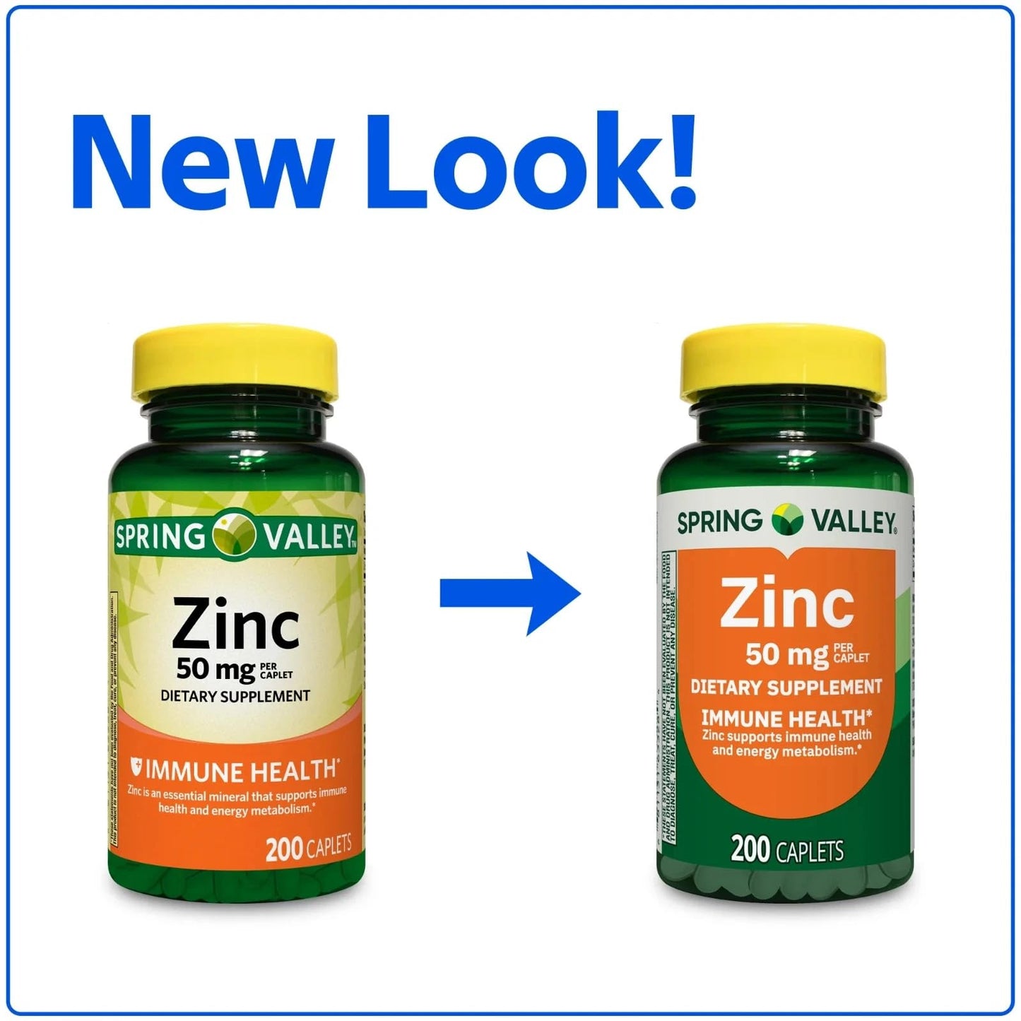 NEWCHEERS Zinc 50 mg Tablet, Immune & Antioxidant Support Supplement, 200 Count