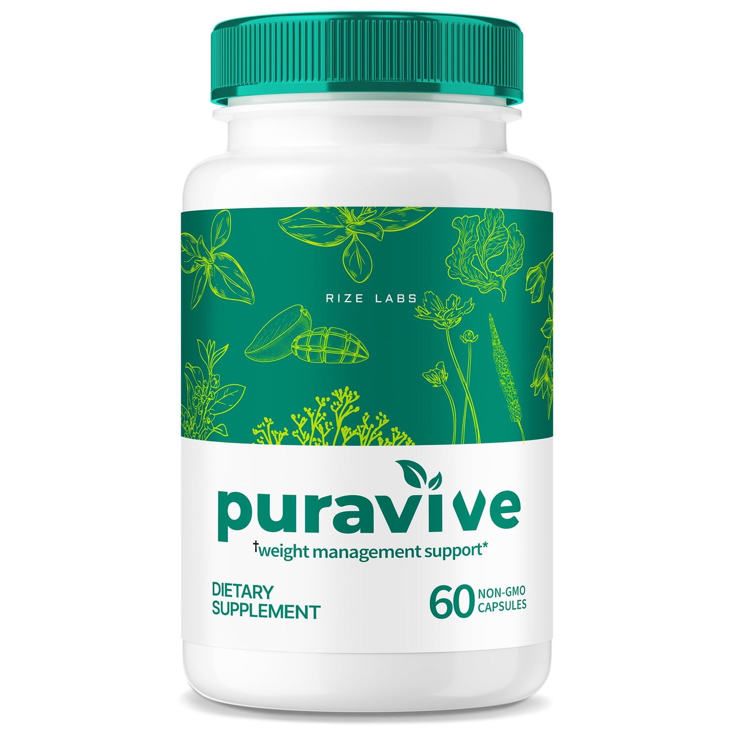 rize labs Puravive Weight Loss Capsules 60 Capsules