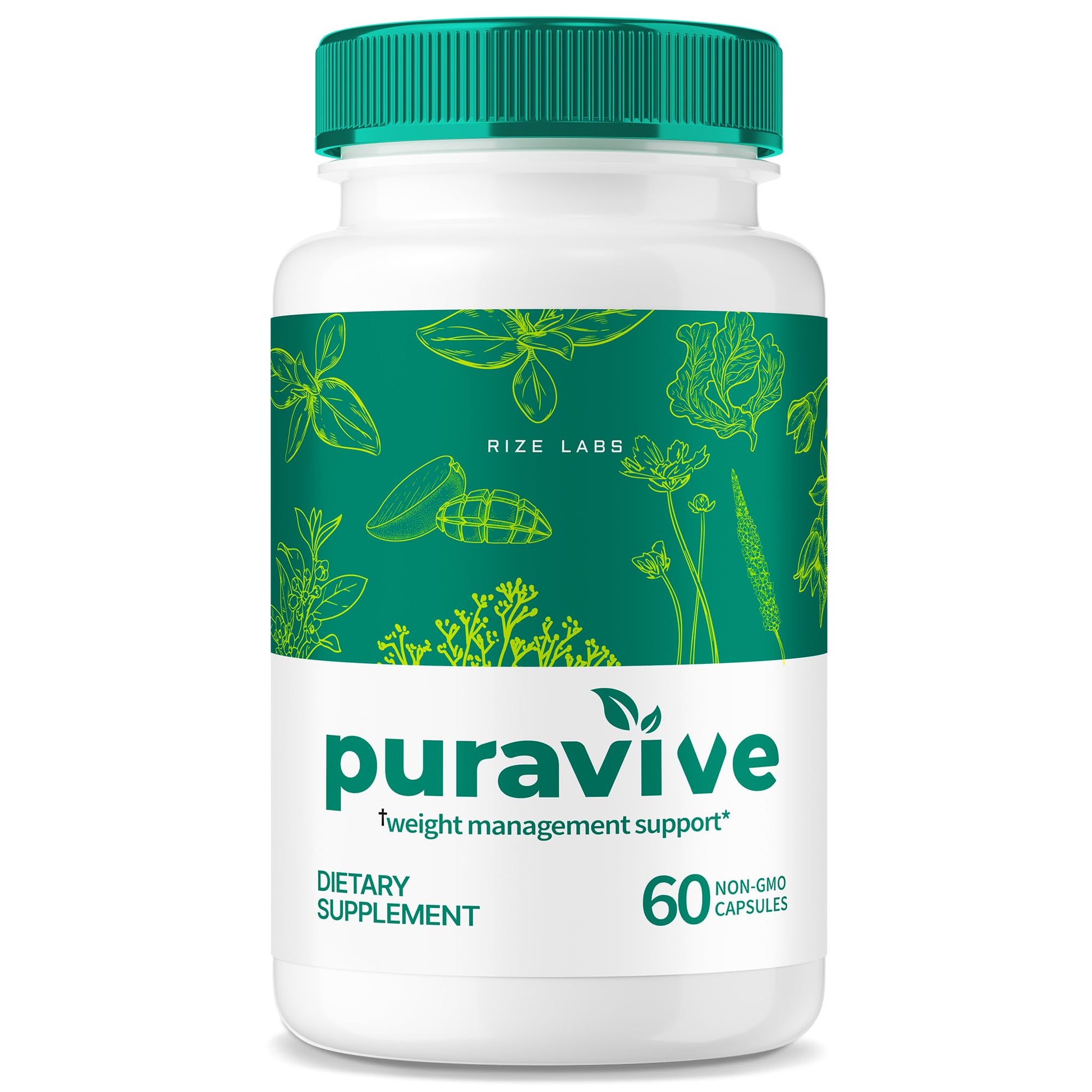 rize labs Puravive Weight Loss Capsules 60 Capsules