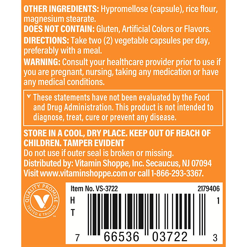 The Vitamin Shoppe Liver Cleanse Antioxidant Support Liver Health Capsules, 60 Count