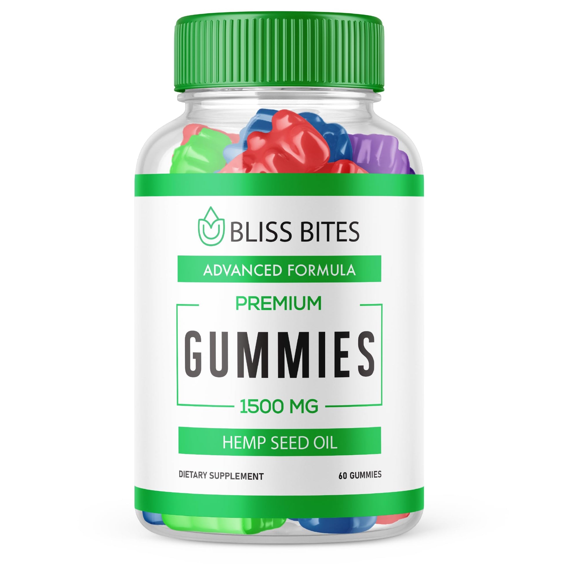 Purvia Bliss Bites Hemp Gummies 60 Gummies