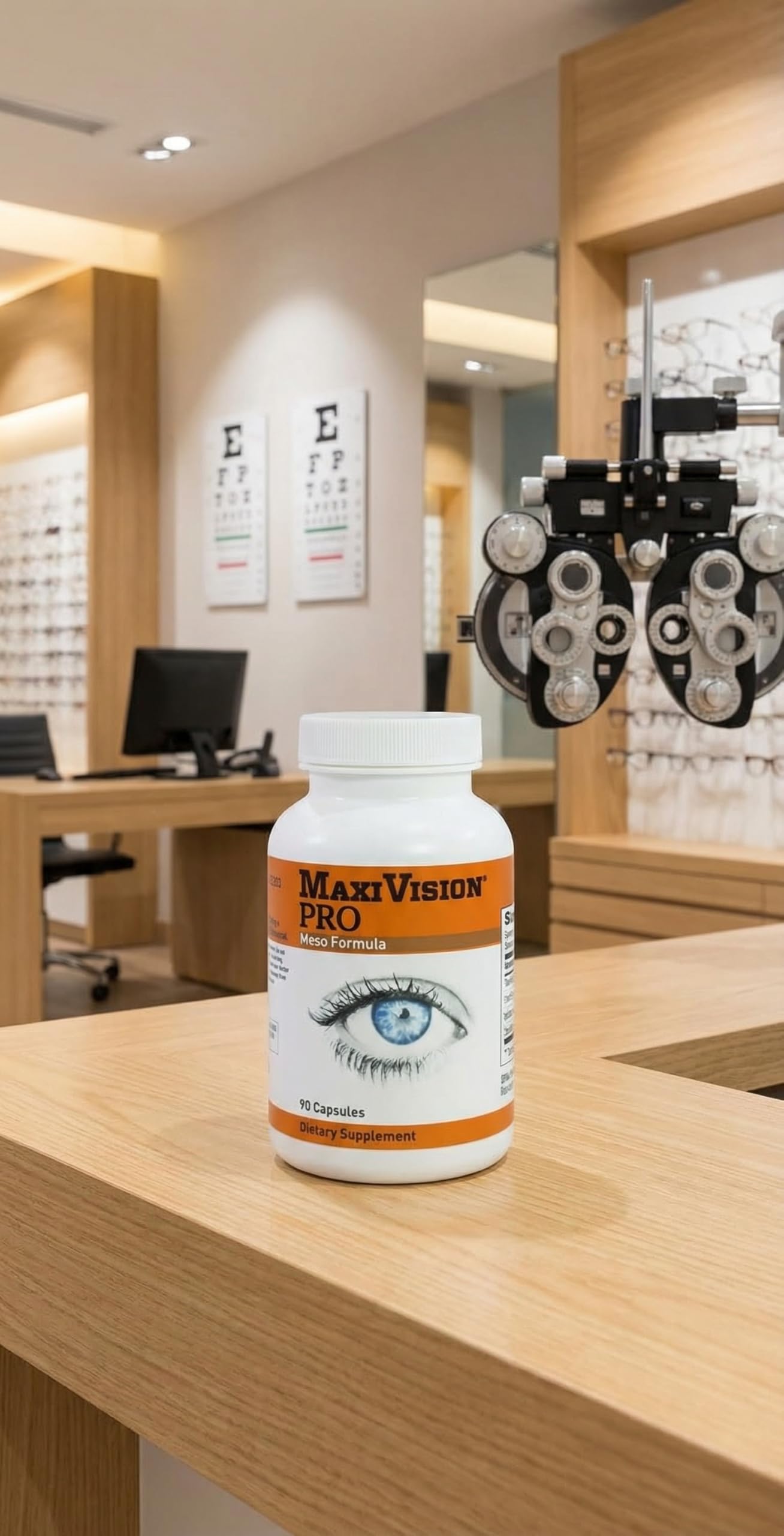 MaxiVision PRO Meso Formula Mesozeaxanthin Lutein Zeaxanthin Capsule, 30 Capsules