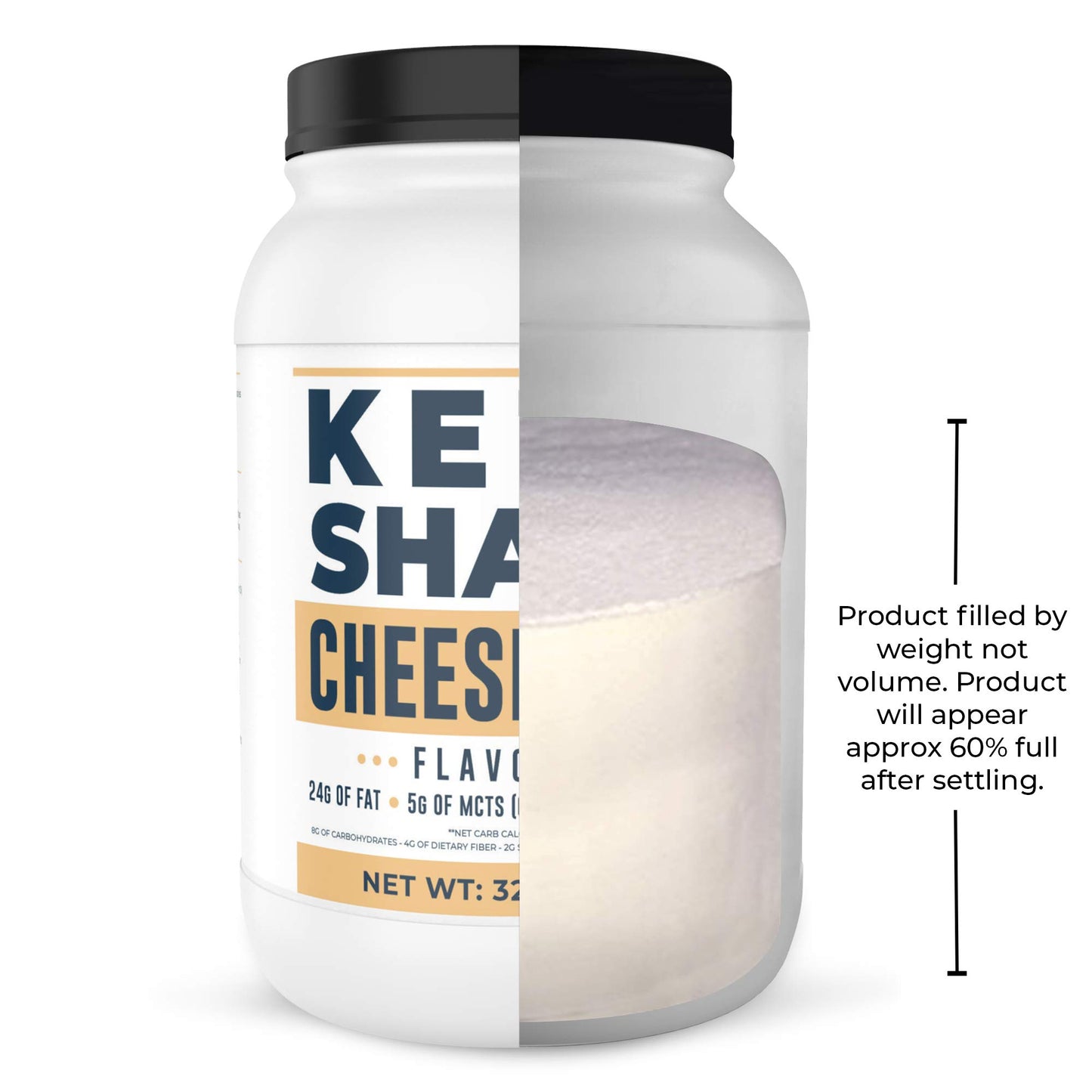 Left Coast Performance Cheesecake Keto Meal Replacement Shake Powder, 32 oz