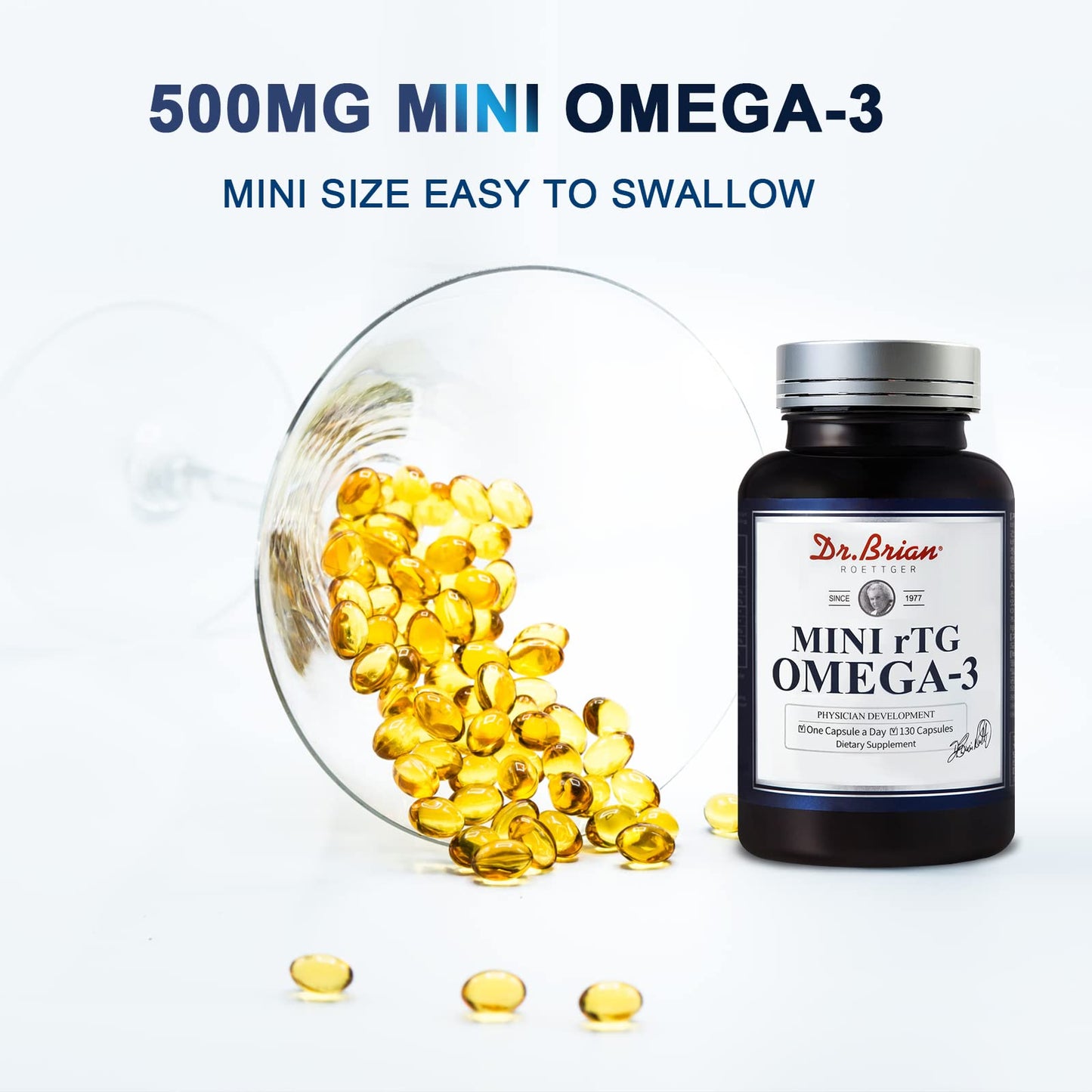 DR.BRIAN ROETTGER Fish Oil Supplement Capsules 130