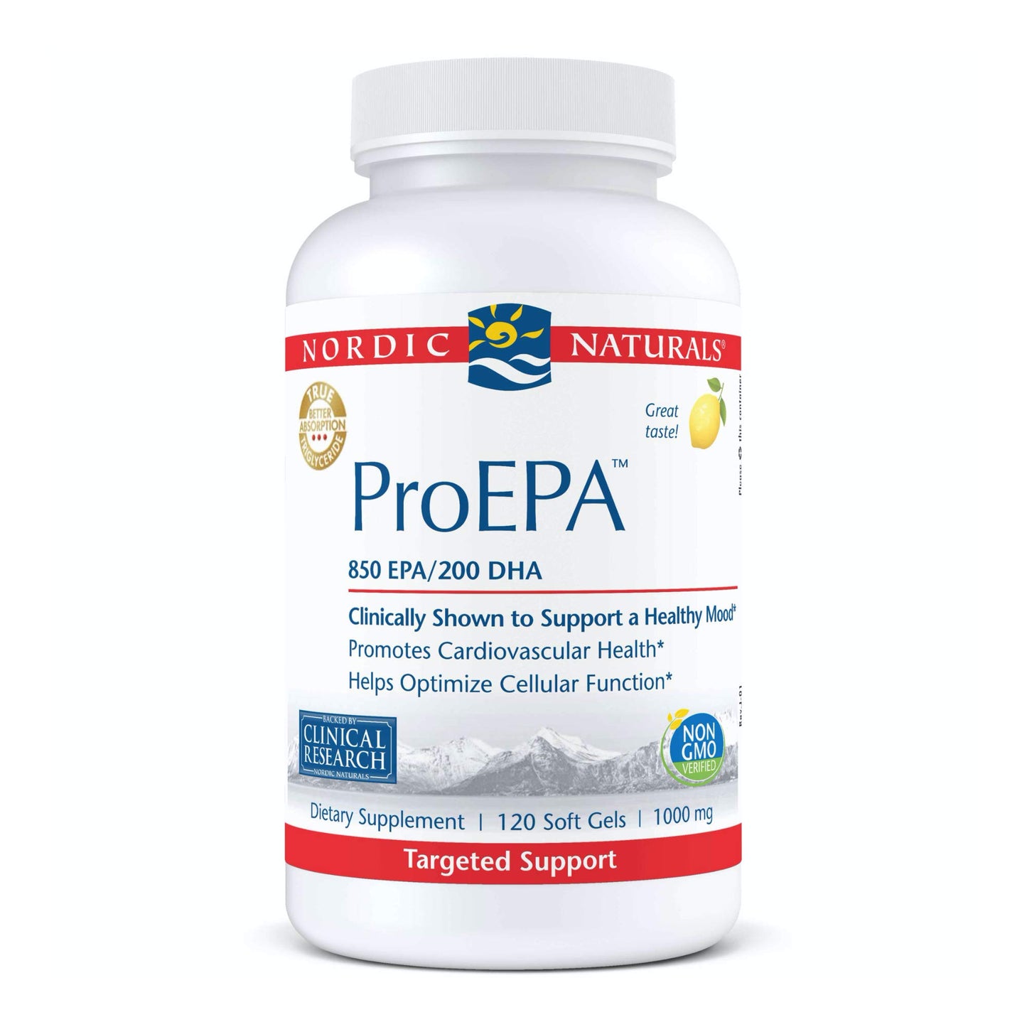 Nordic Naturals ProEPA Lemon Soft Gels 120