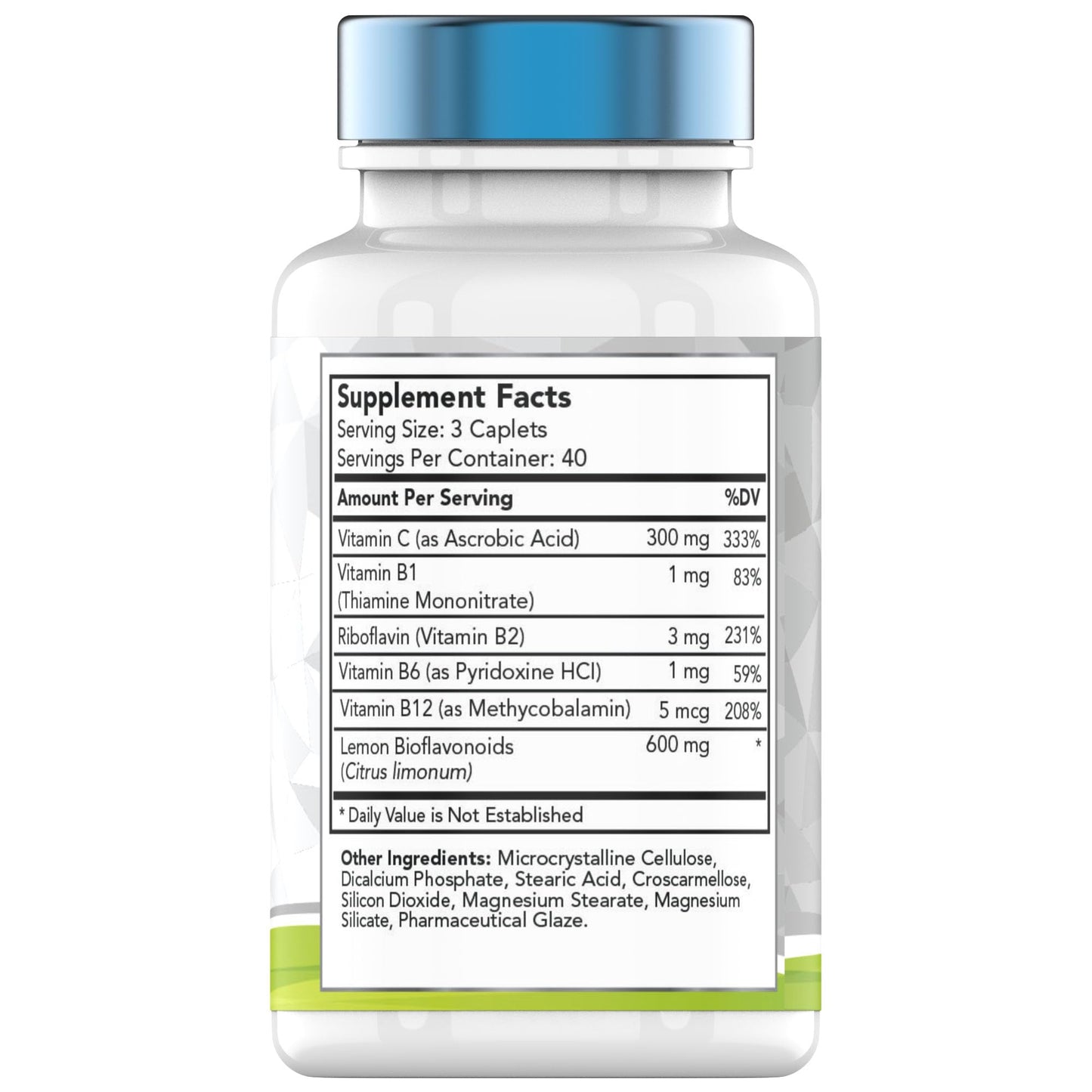 tnvitamins Tinni-Care Lemon Bioflavonoid Supplement Ear Ringing Relief Formula That May Help with Ringing Over Time 120 Caplets