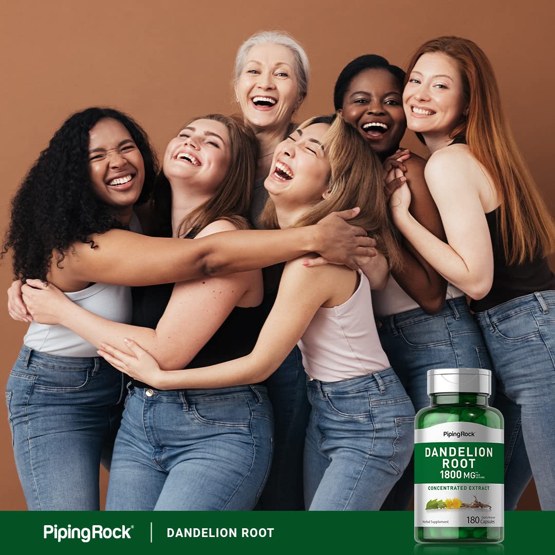 Piping Rock Dandelion Root Extract 180 Capsules