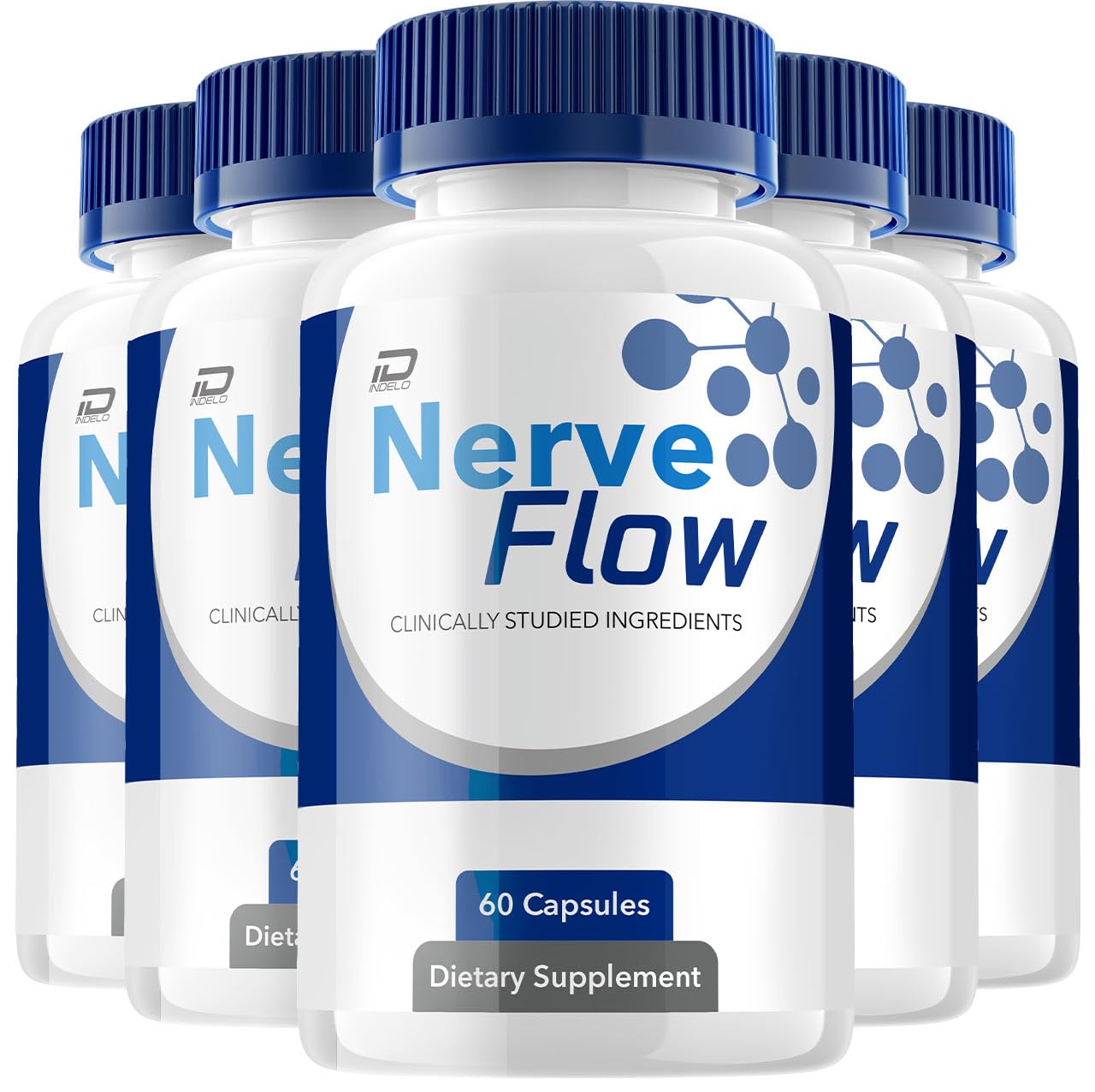 Indelo Nerve Flow Capsule, 300 Capsules