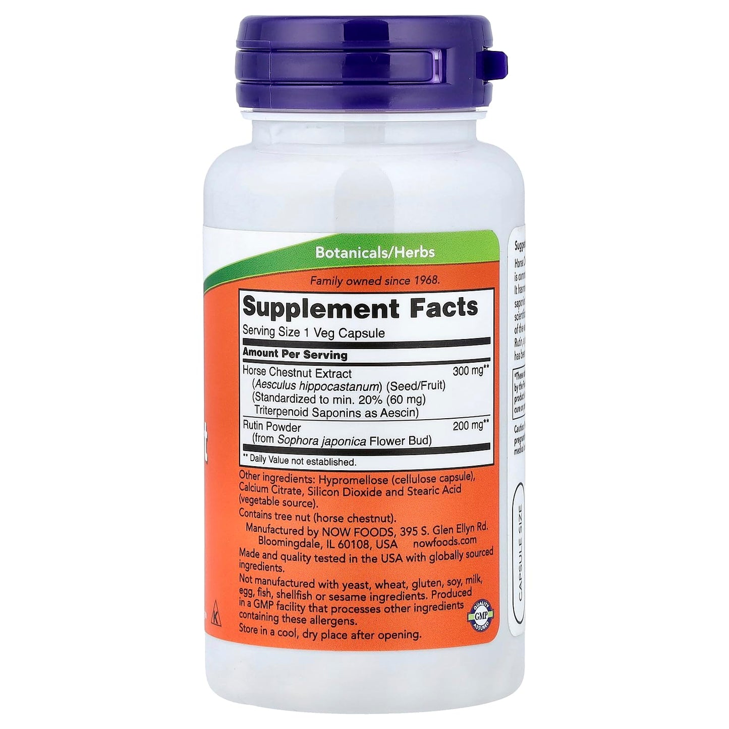 NOW Foods Horse Chestnut Extract 300mg Capsule 90 Count