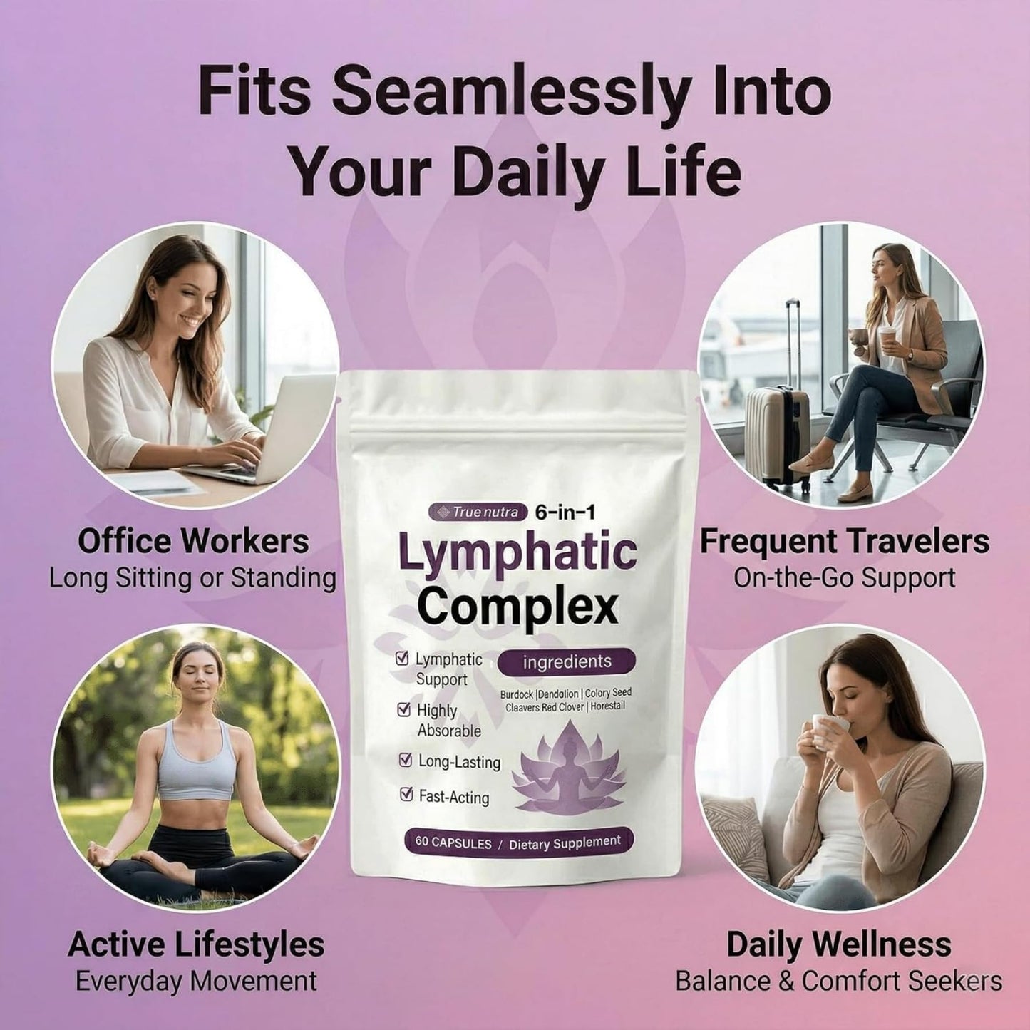 True Nutra Lymphatic Complex 60 Capsules