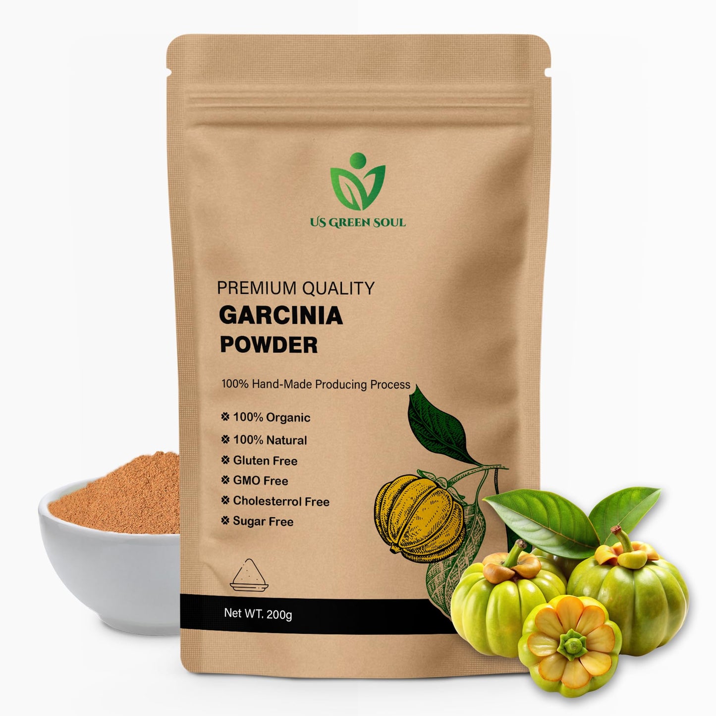 US GREEN SOUL Garcinia Powder 3.25 Ounce
