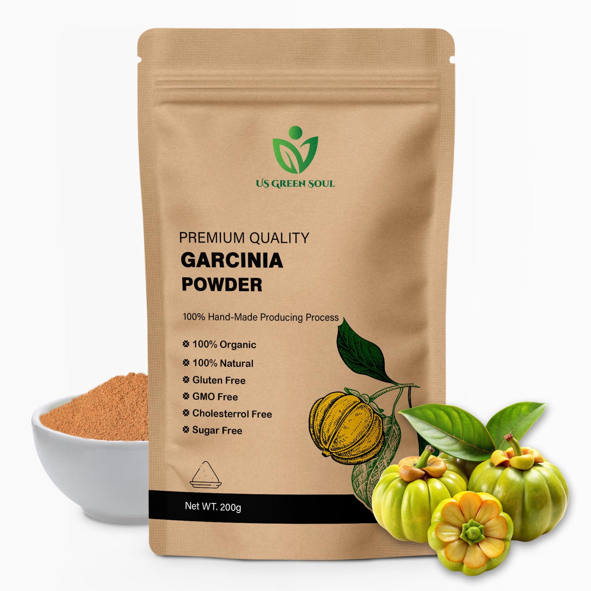 US GREEN SOUL Garcinia Powder 3.25 Ounce