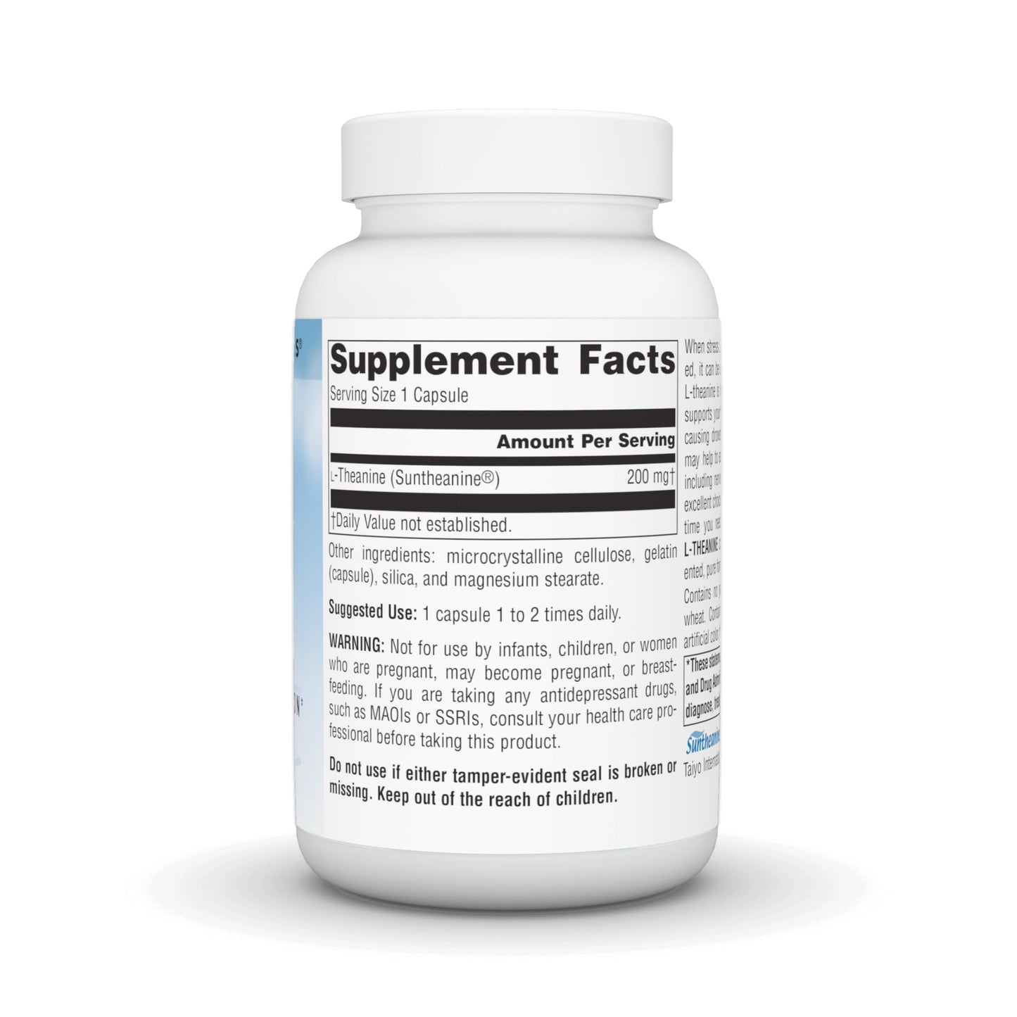 Source Naturals Serene Science L-Theanine 200 mg Capsule, 120 Capsules