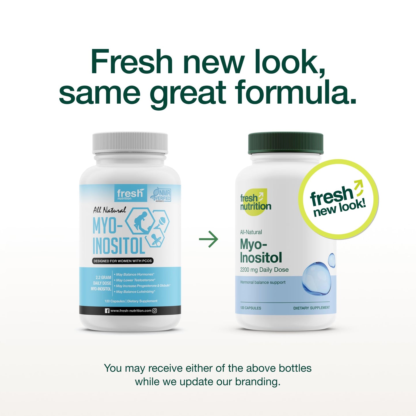 Fresh Nutrition Myo-Inositol 2200mg Capsule, 120 Capsules