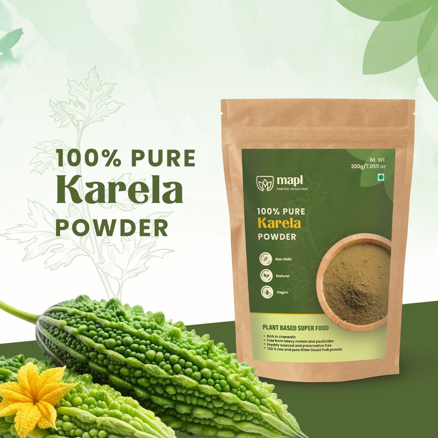 MAPL Bitter Melon Powder, 7.05 oz
