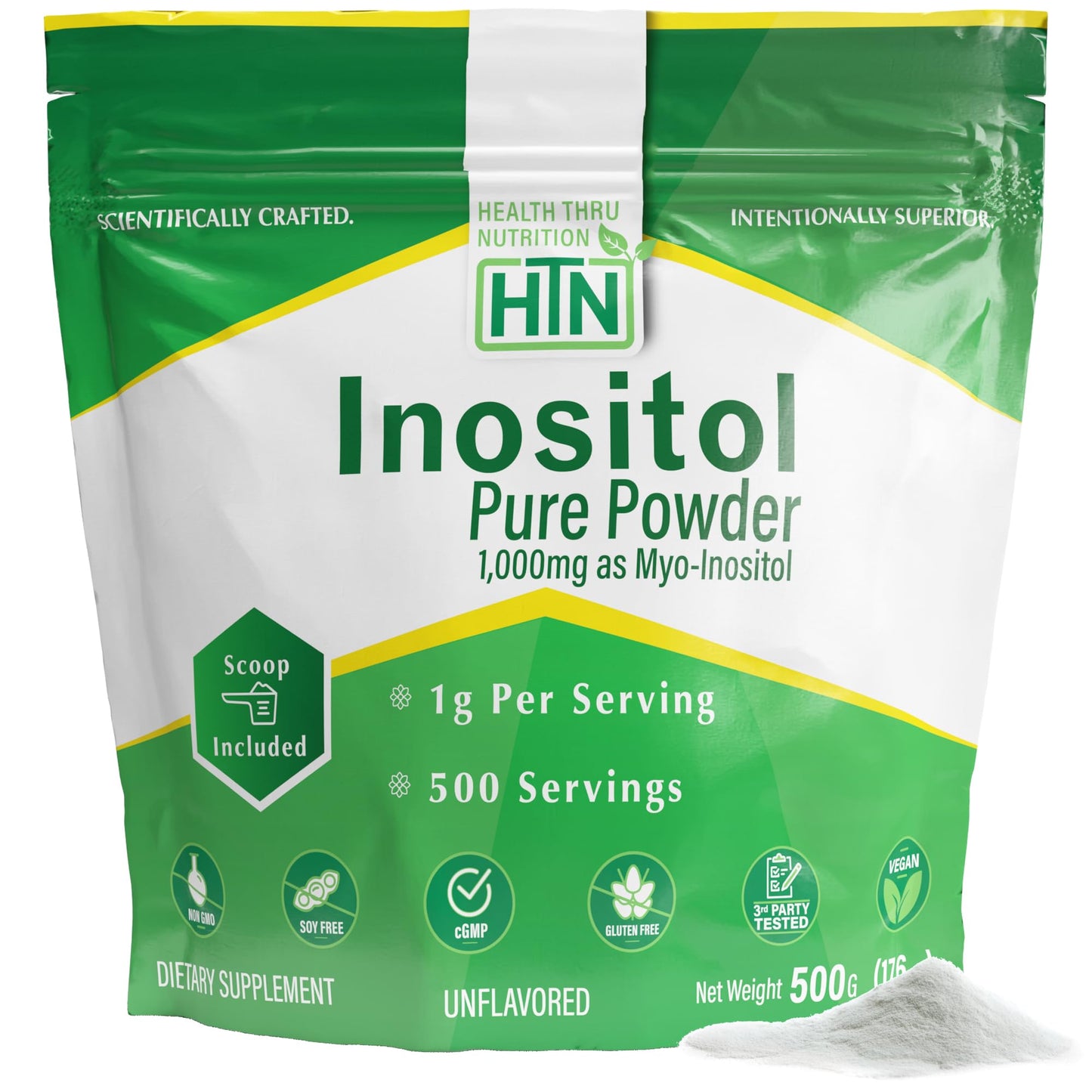 Health Thru Nutrition Inositol Powder 17.6 oz