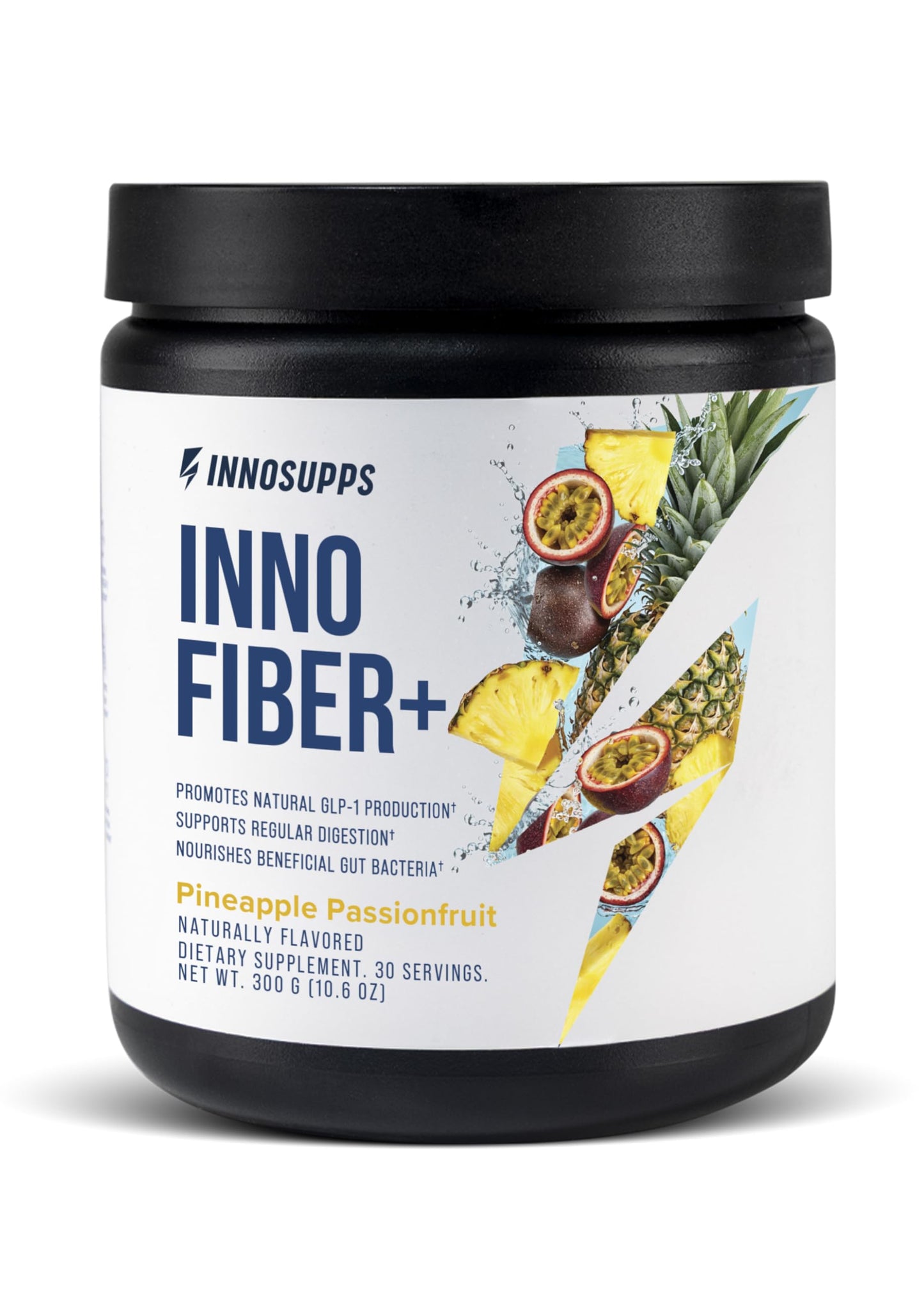 InnoSupps Fiber+ Daily Fiber Supplement for Women and Men Powder, 10.4 Ounce