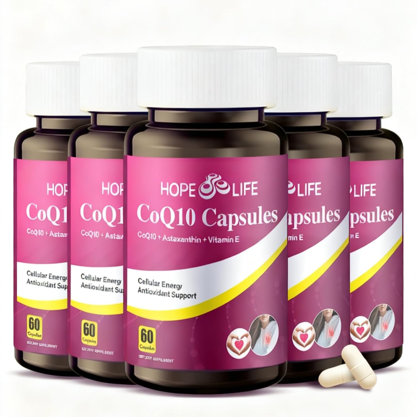 HOPE LIFE Coenzyme Q10 Capsules, 300 Capsules