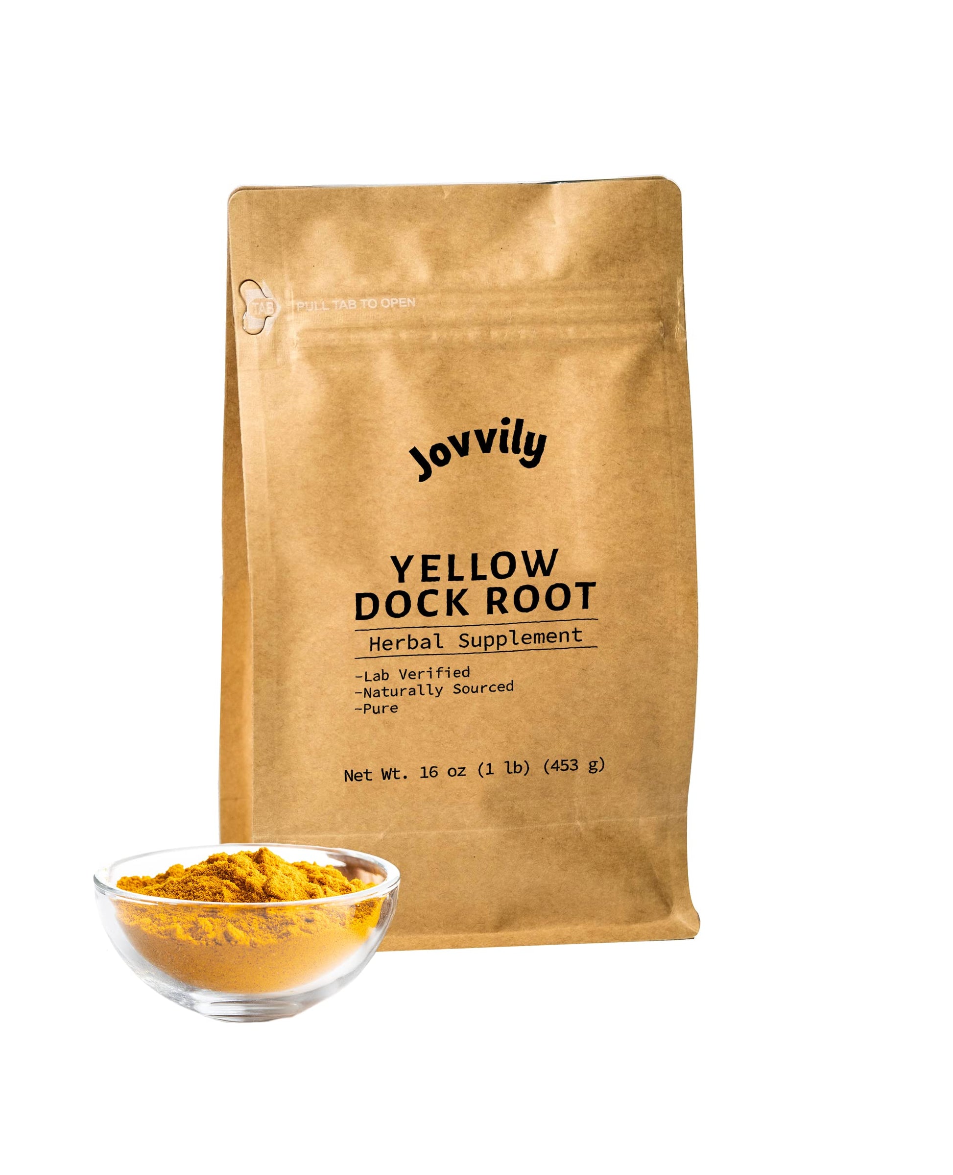 Jovvily Yellow Dock Root Powder, 16 Ounce