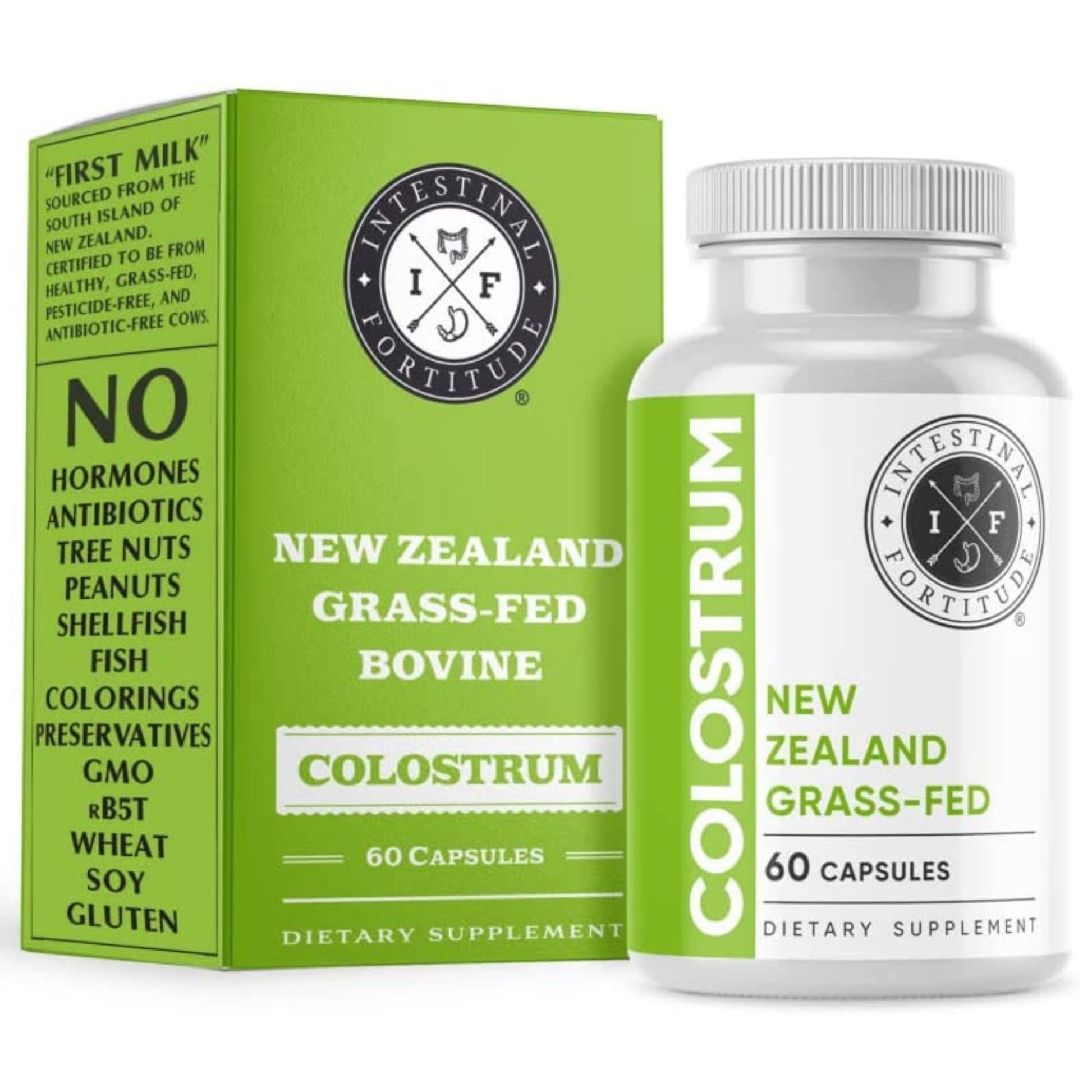 Intestinal Fortitude Colostrum Capsules 500 mg, 60 Count