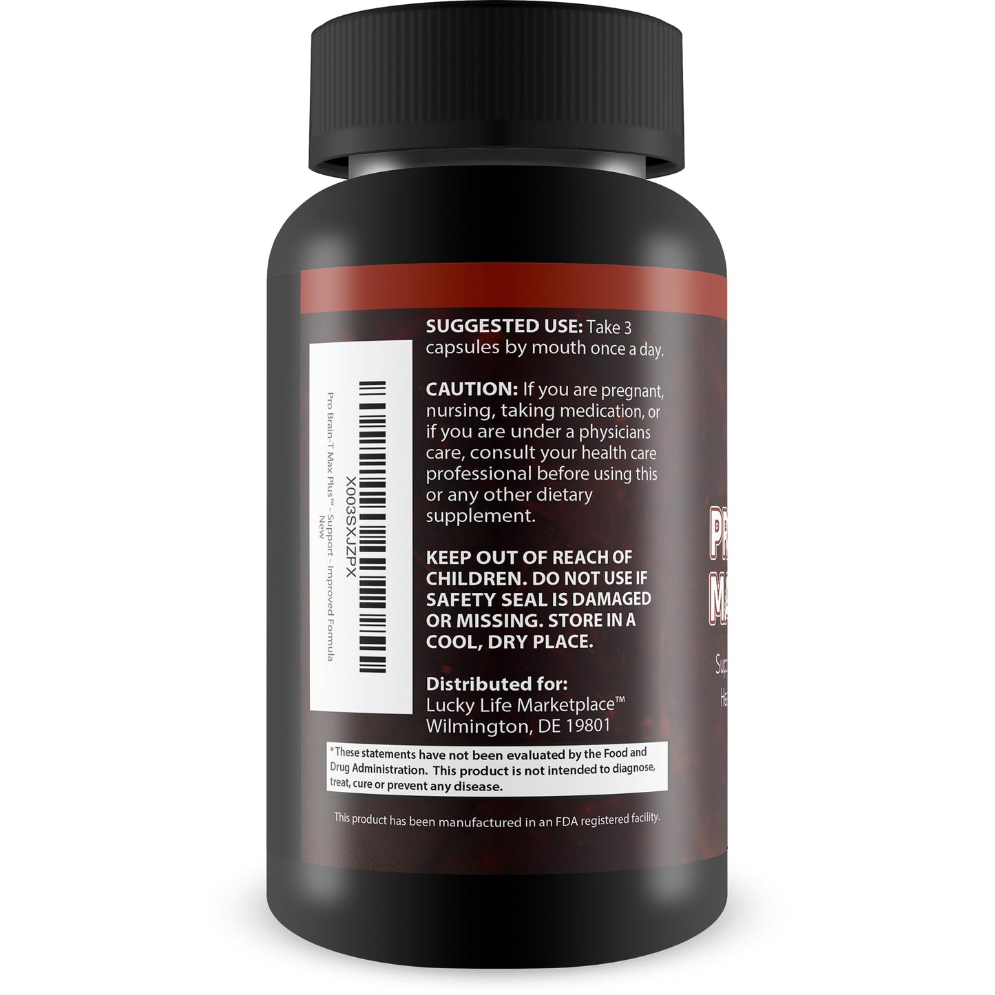 Generic Pro Brain-T Max Plus Capsule 1 Count