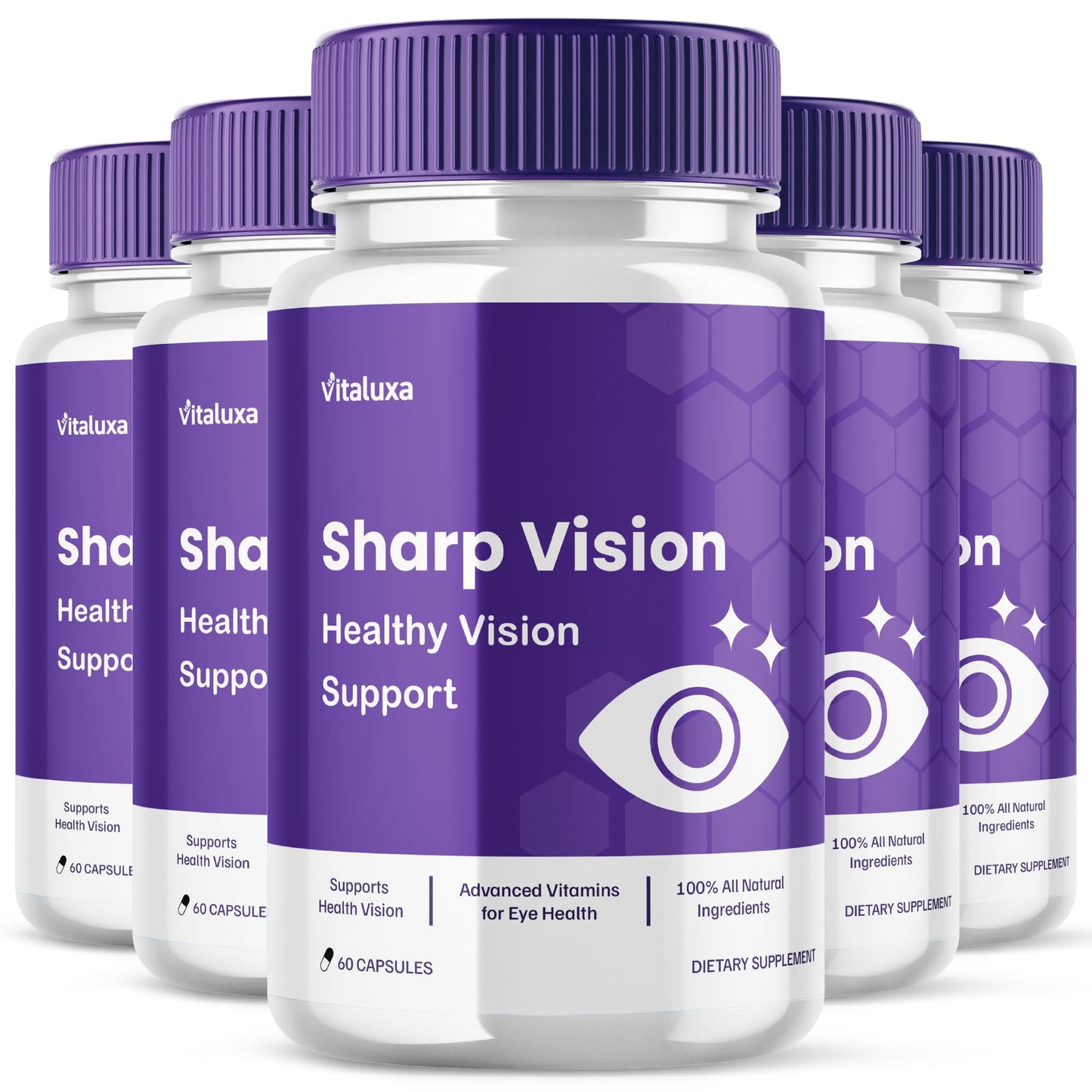 Vitaluxa Sharp Vision Eye Supplement Capsules, 300 Capsules