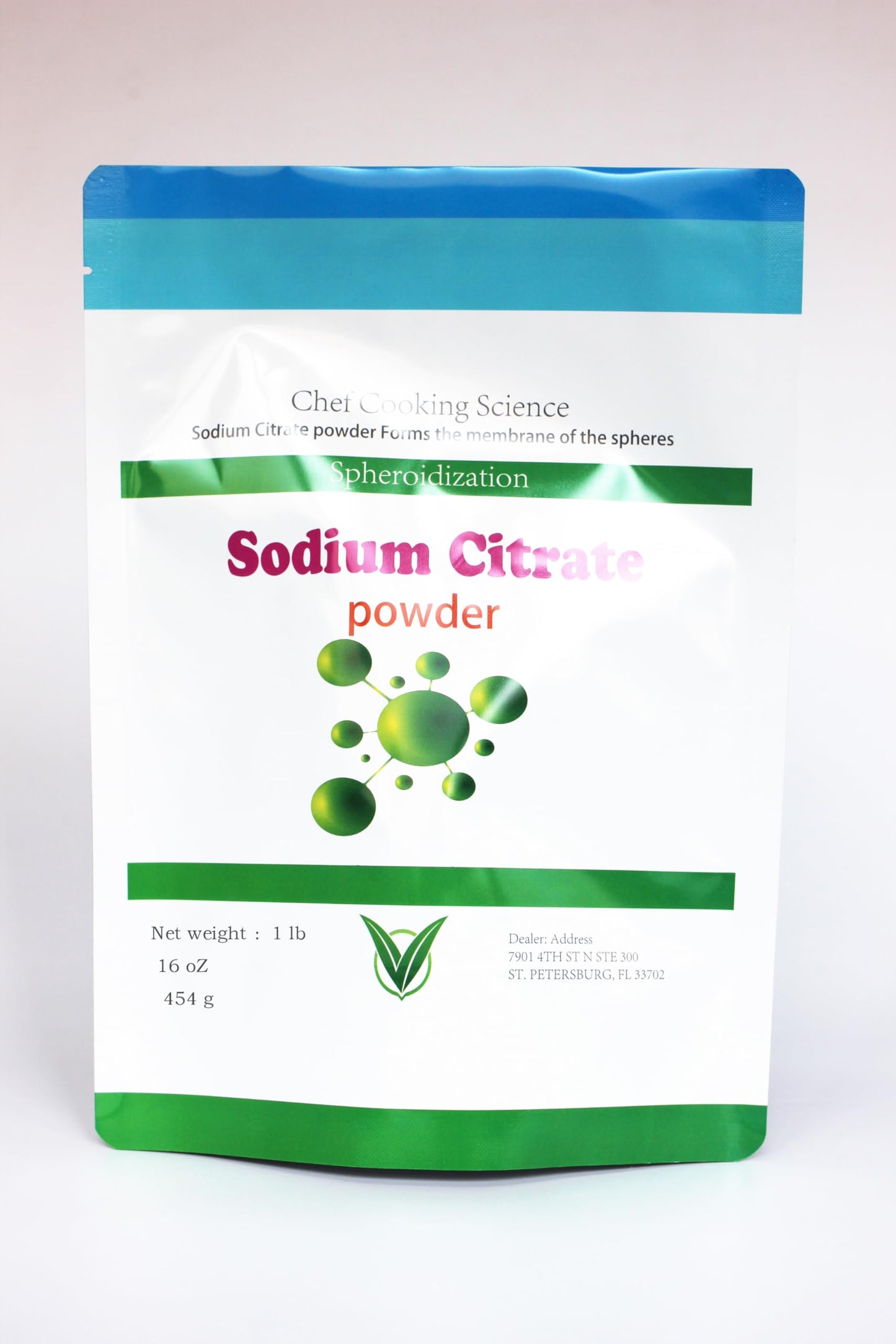 LEIMENGCHEF Sodium Citrate Powder 16 Ounce