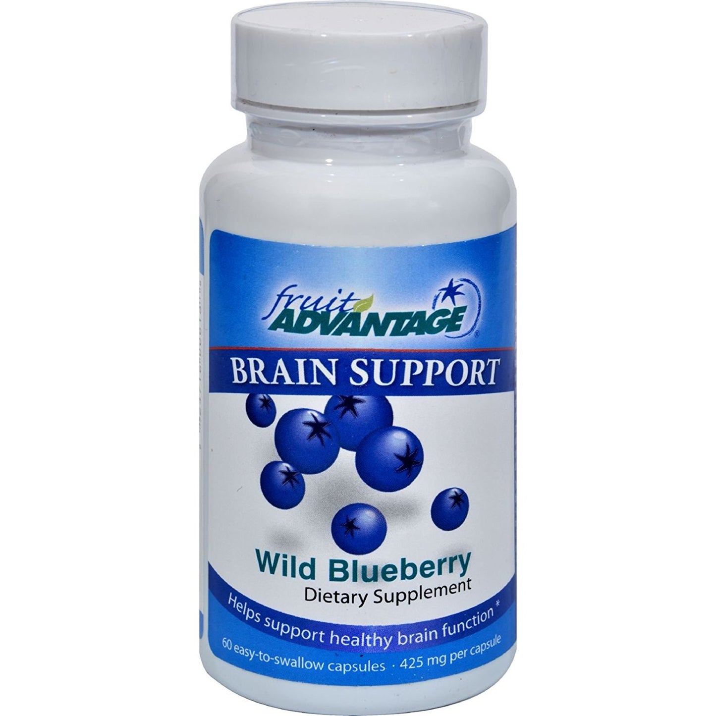 Fruit Advantage Wild Blueberry Dietary Supplement Capsules 2-Pack