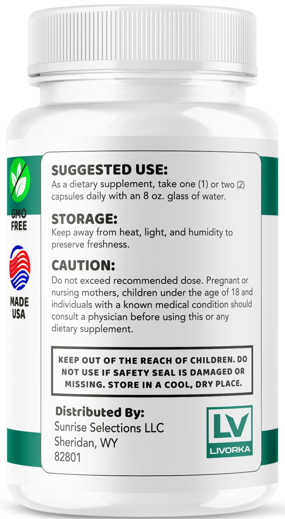 LIVORKA ViraSurge Pills 120 Capsules